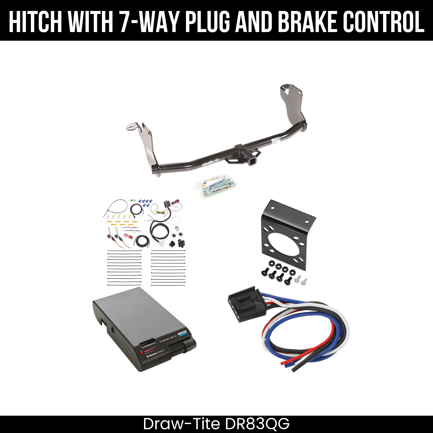 Trailer Hitch , 7-Way , Reese Brakeman Brake Control