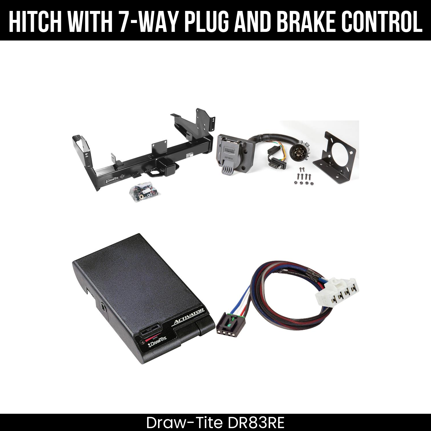 Trailer Hitch , 7-Way , Draw-Tite Activator Brake Control