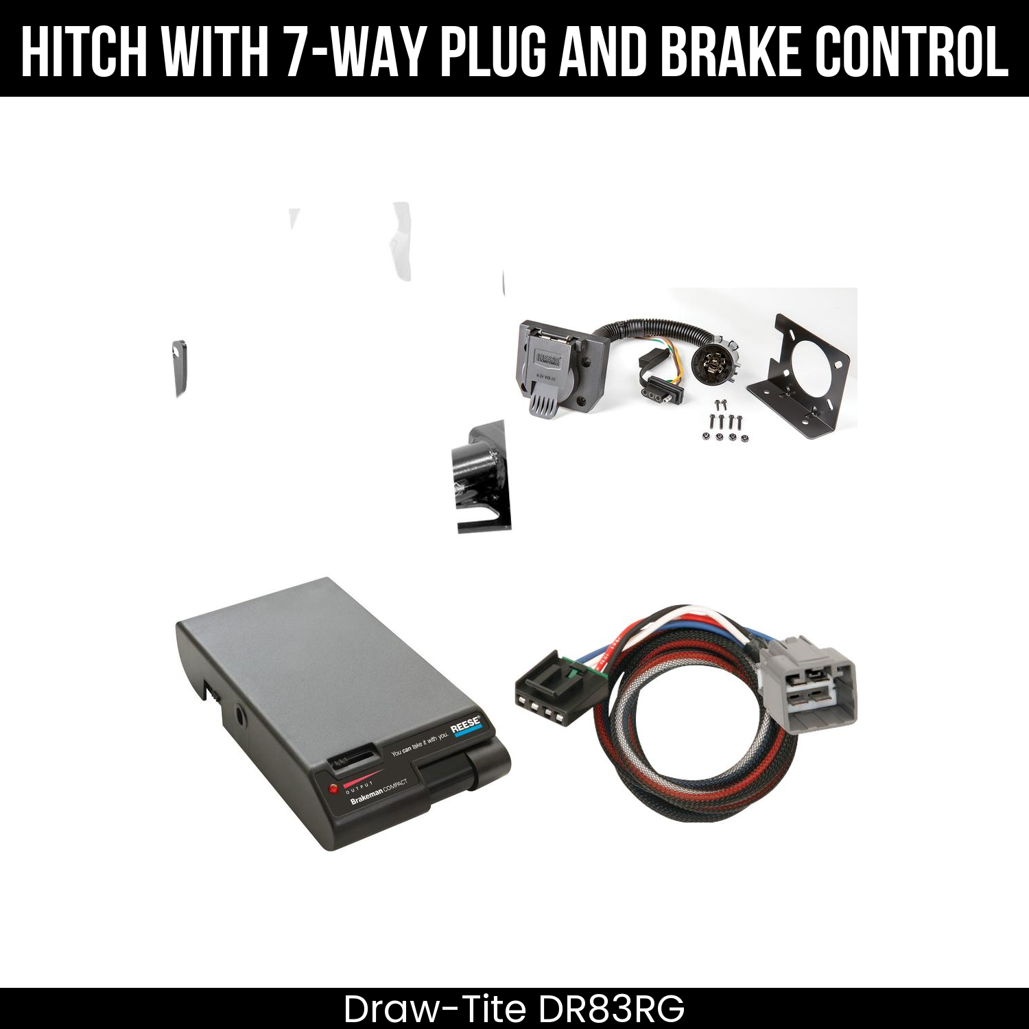 Trailer Hitch , 7-Way , Reese Brakeman Brake Control