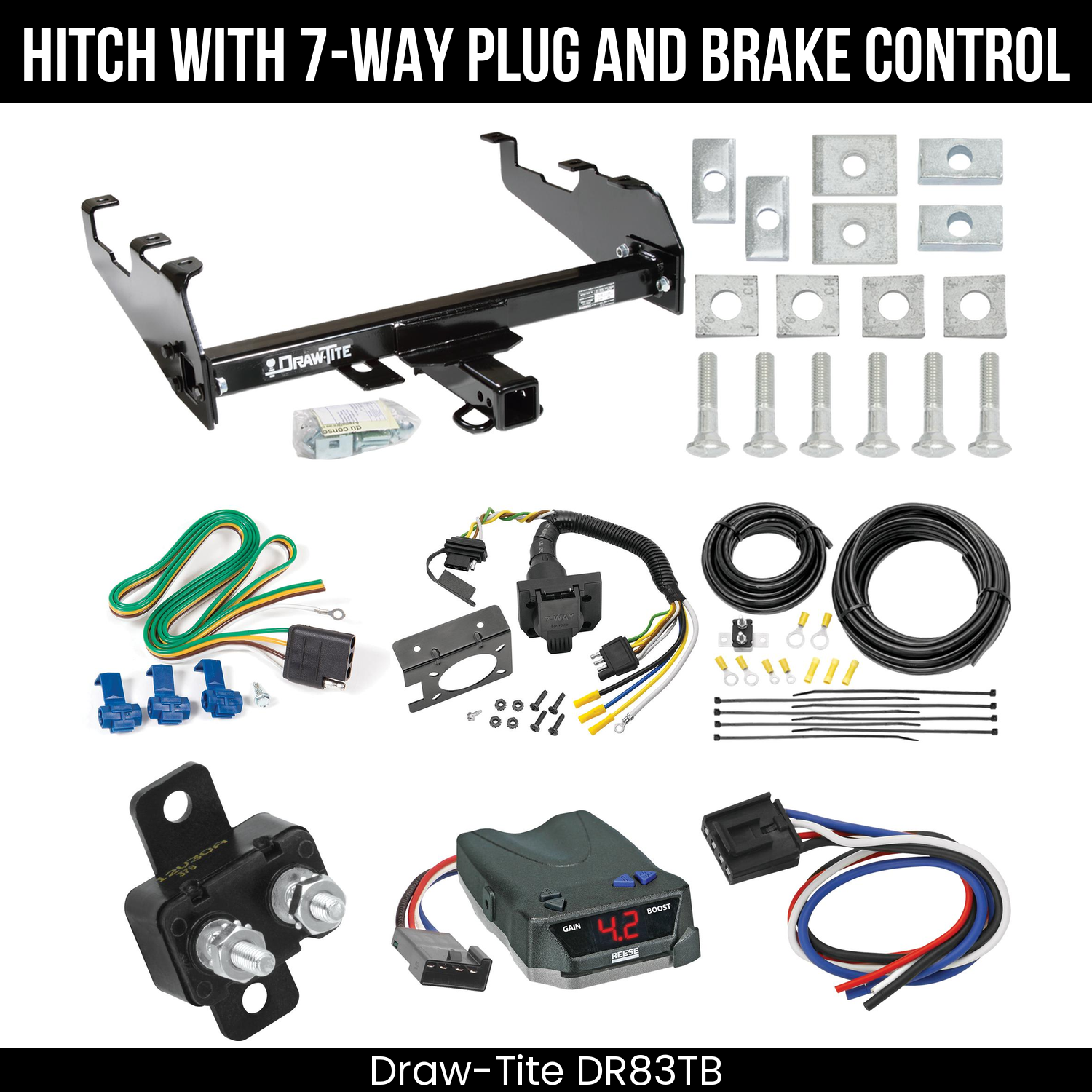 Trailer Hitch , 7-Way , Reese Brake EVN Control