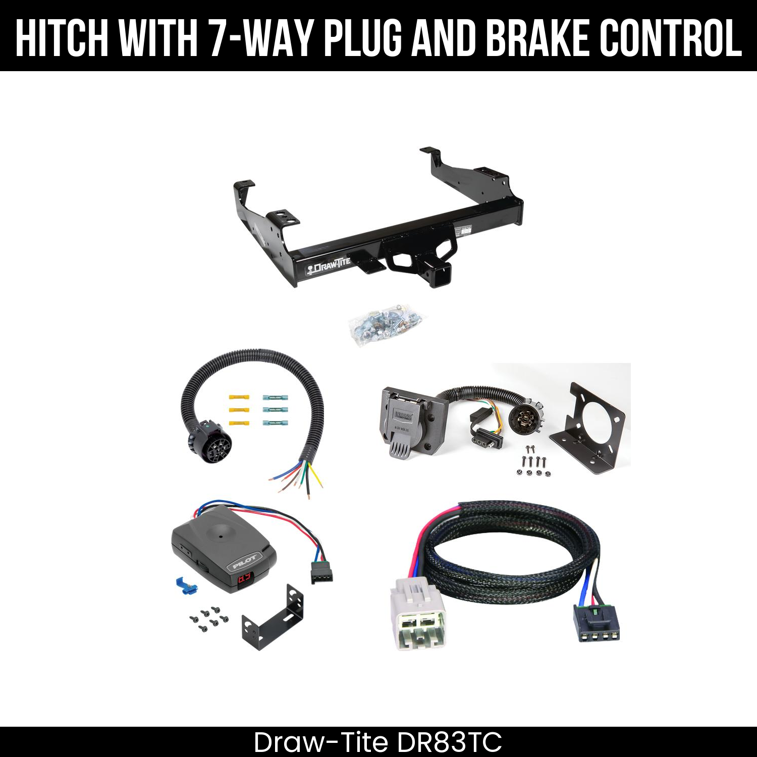 Trailer Hitch , 7-Way , Pro Series Pilot Brake Control