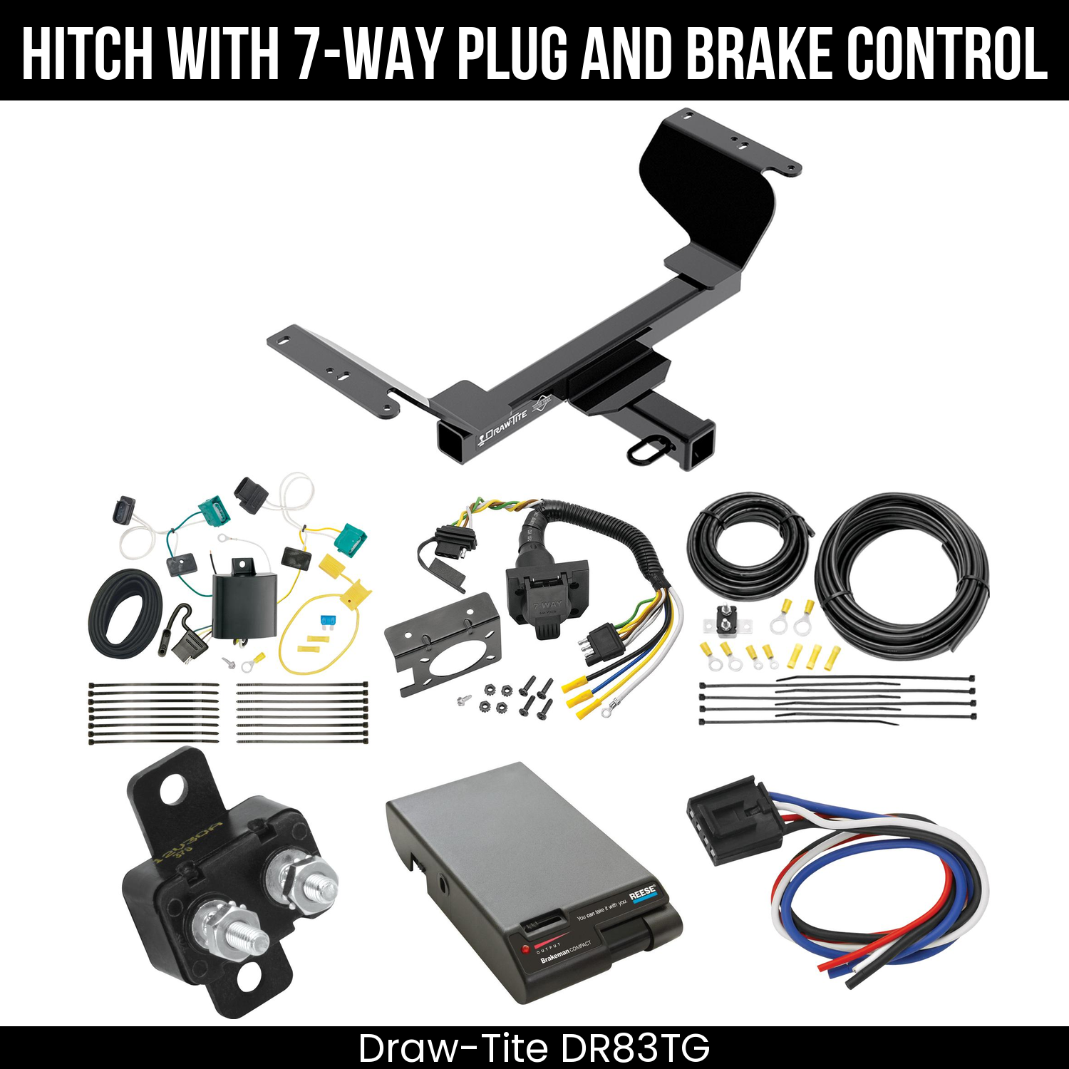 Trailer Hitch , 7-Way , Reese Brakeman Brake Control