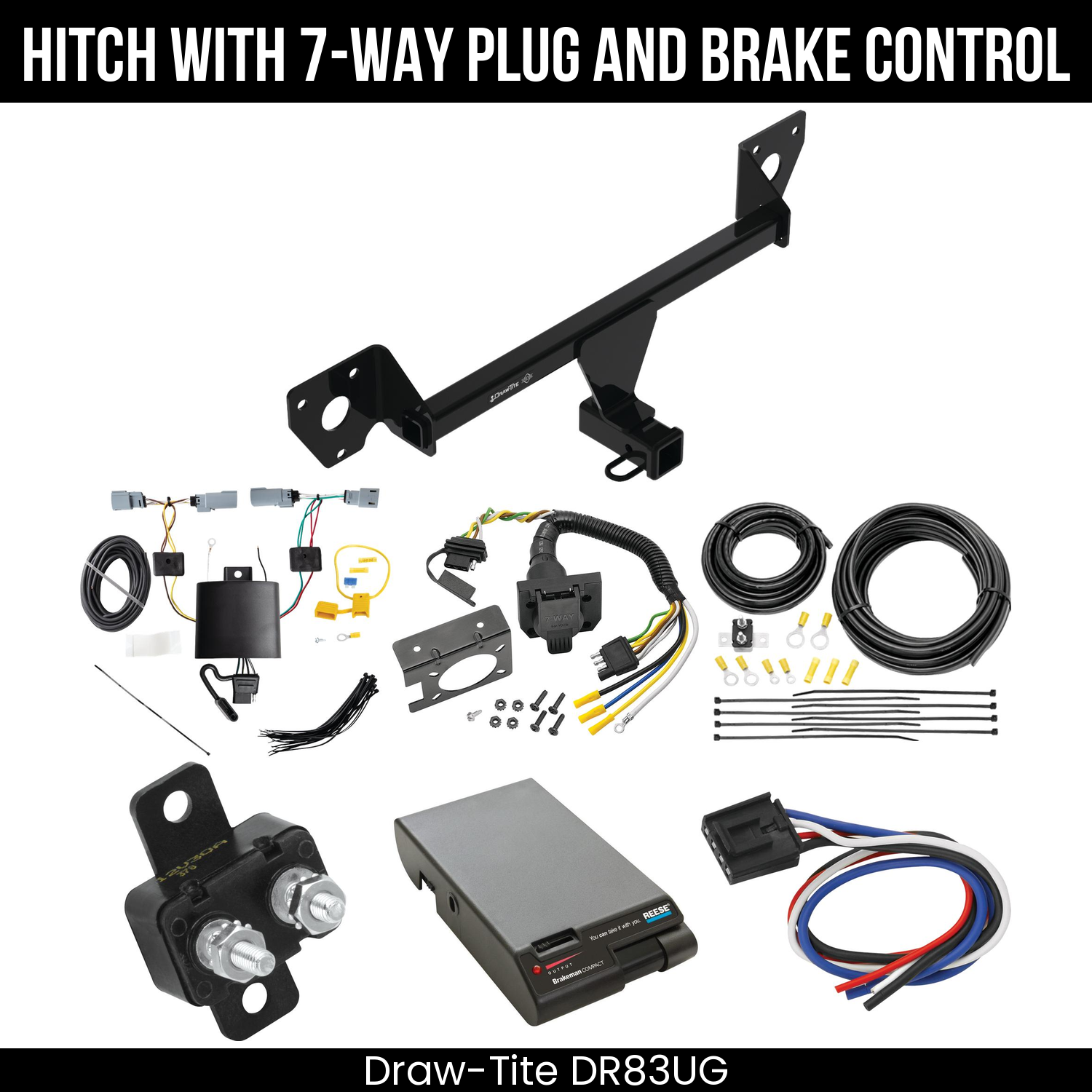 Trailer Hitch , 7-Way , Reese Brakeman Brake Control