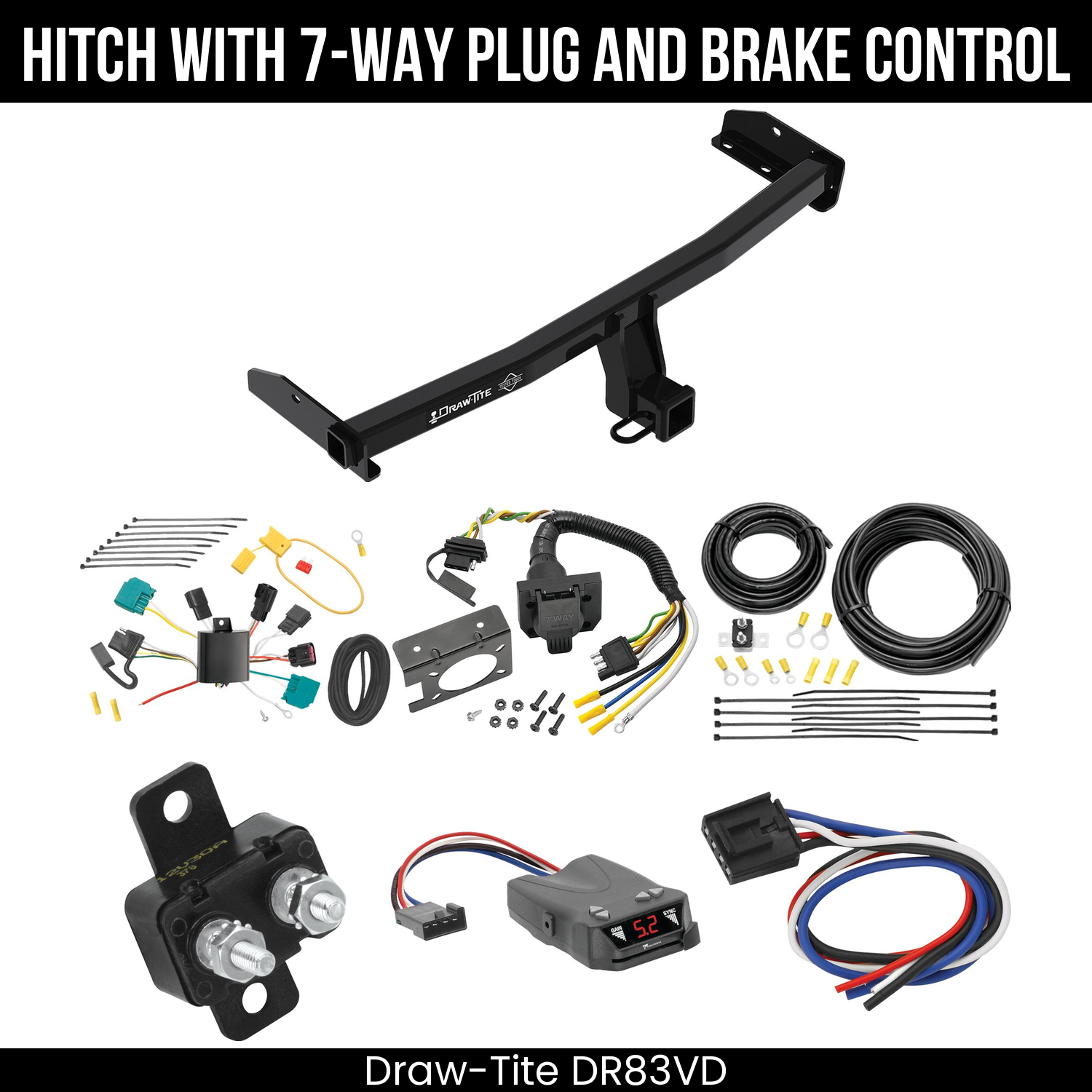 Trailer Hitch , 7-Way , Tekonsha Brakeman IV Brake Control