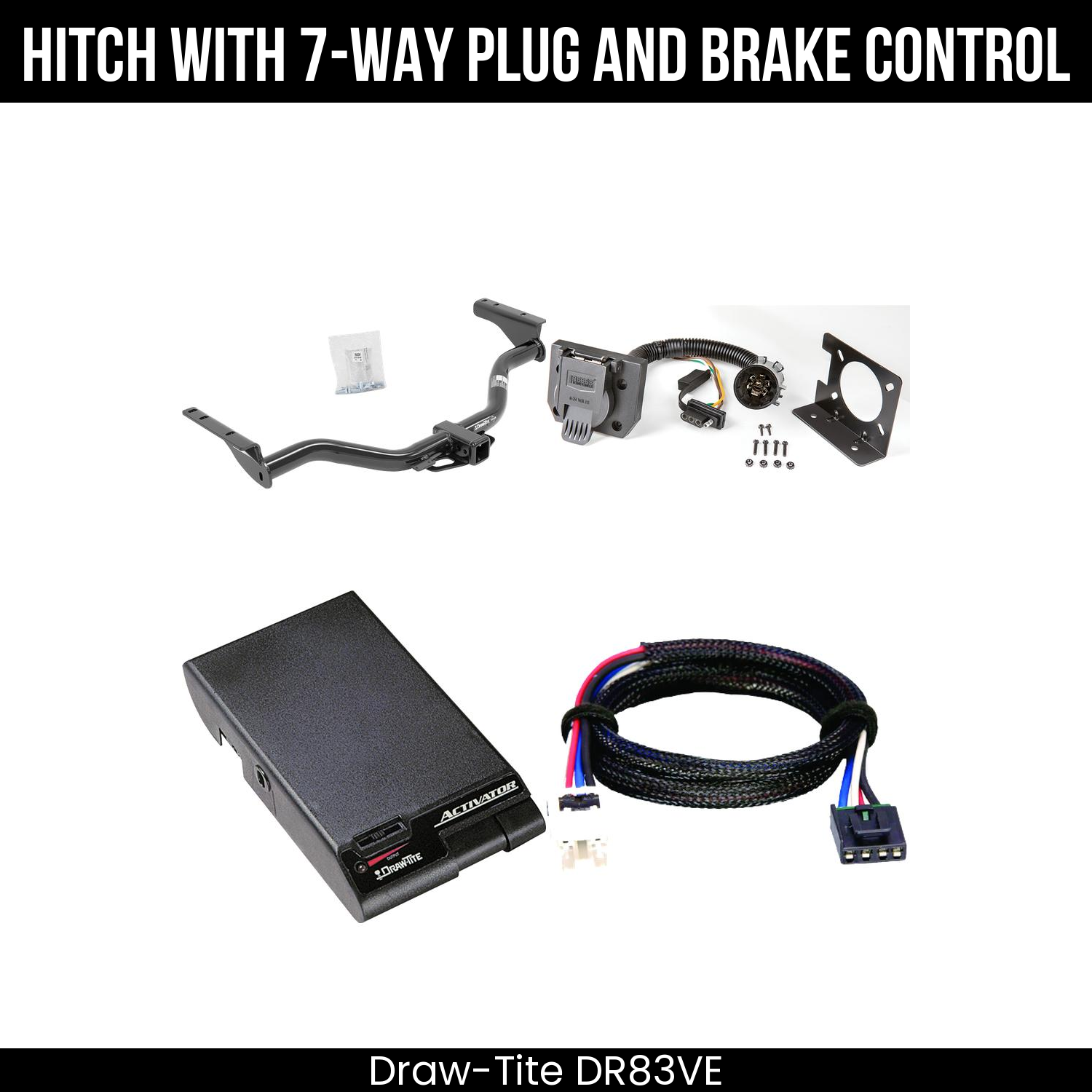 Trailer Hitch , 7-Way , Draw-Tite Activator Brake Control