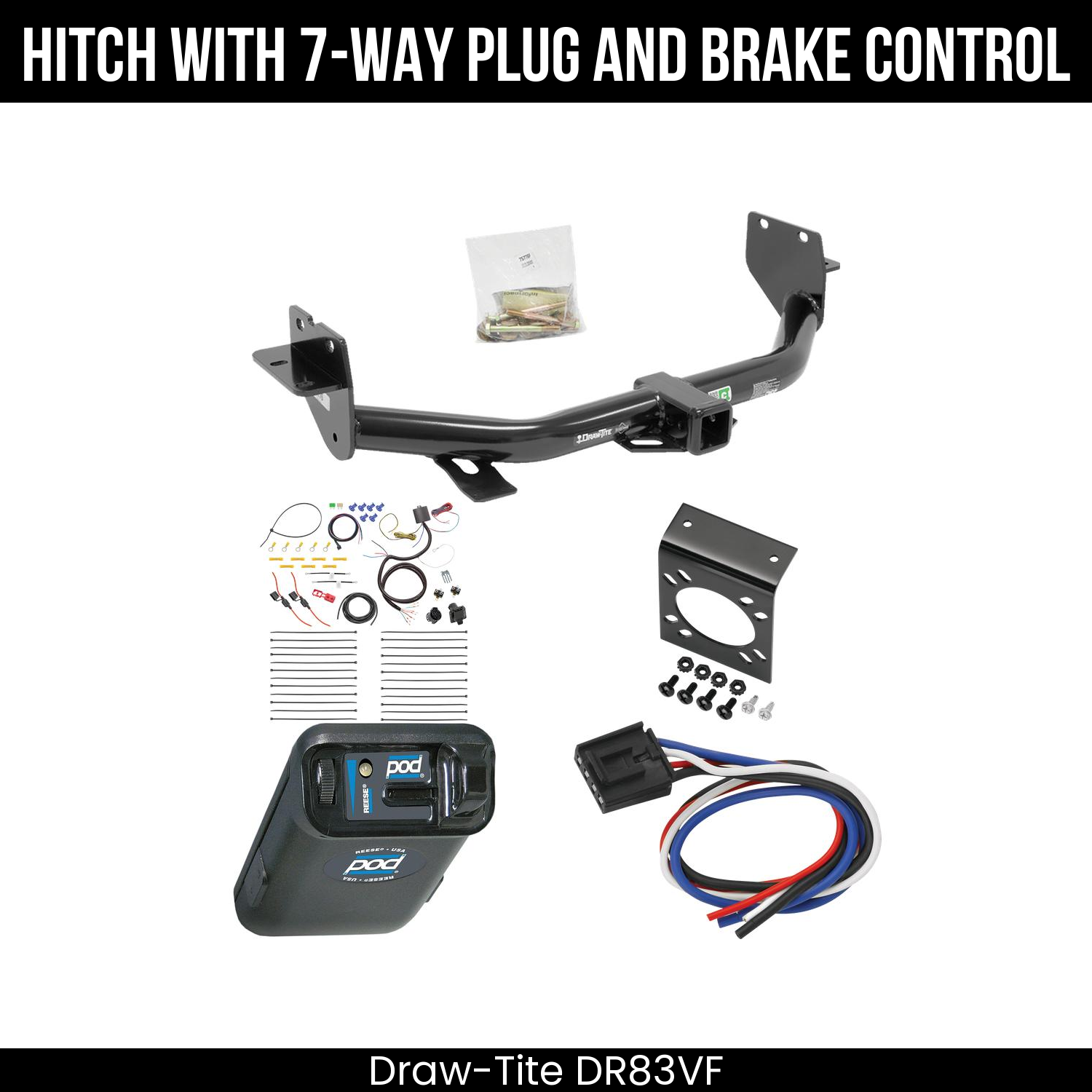 Trailer Hitch , 7-Way , Reese POD Brake Control