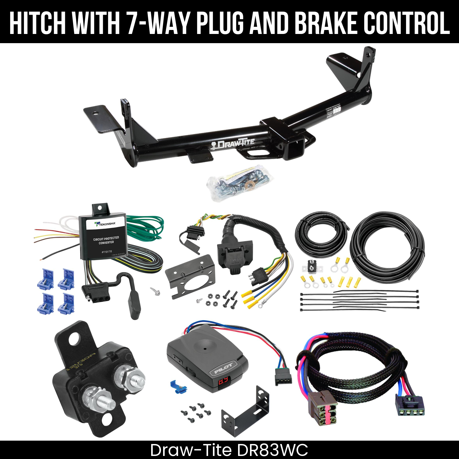 Trailer Hitch , 7-Way , Pro Series Pilot Brake Control
