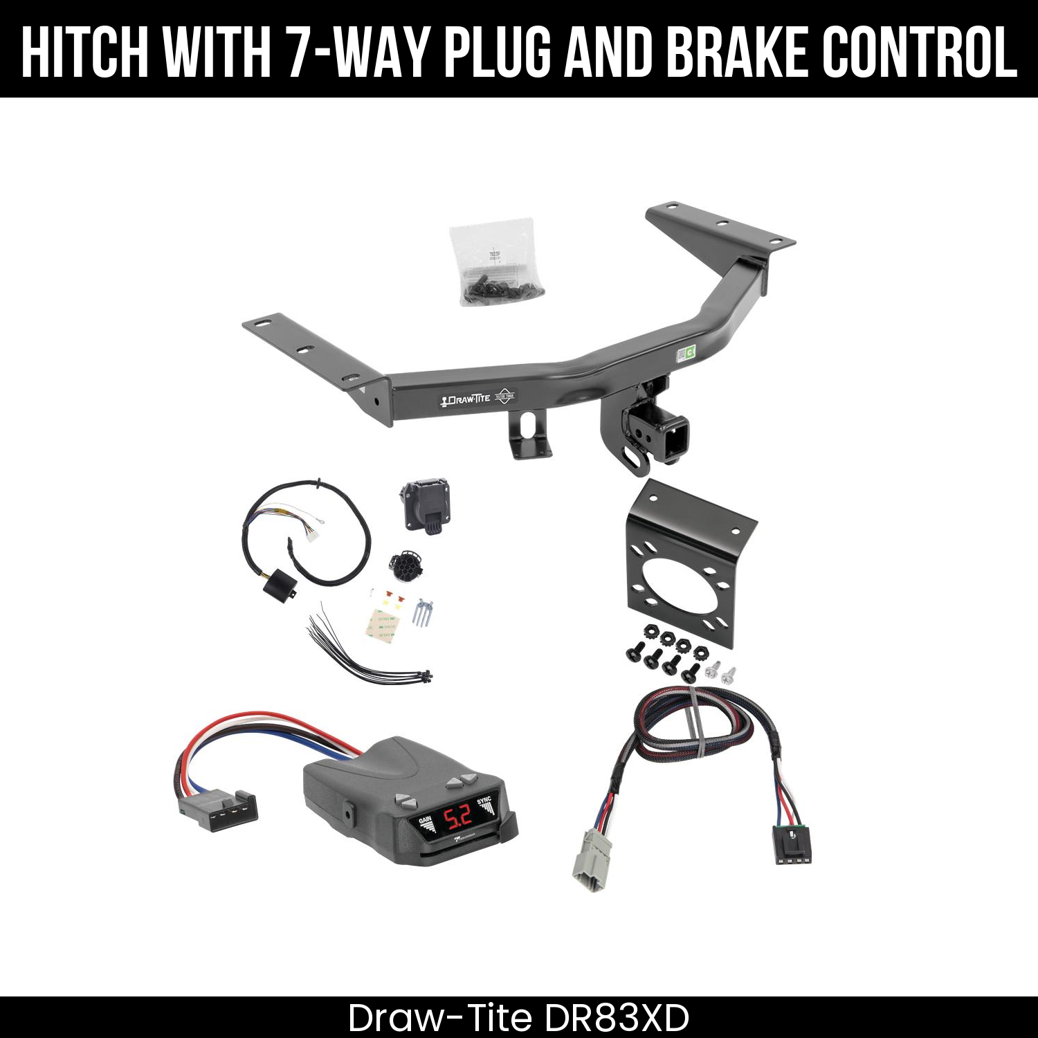 Trailer Hitch , 7-Way , Tekonsha Brakeman IV Brake Control