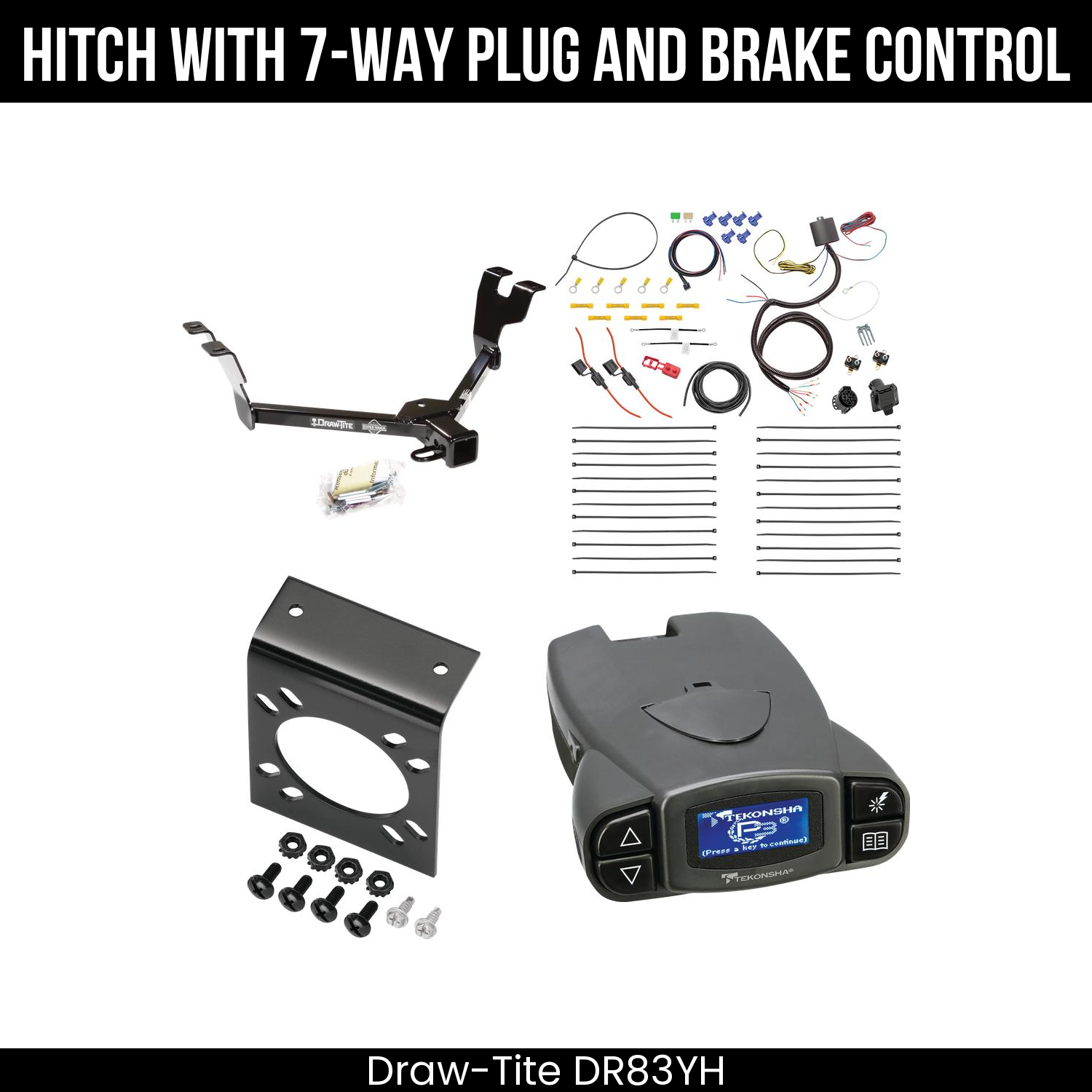 Trailer Hitch , 7-Way , Tekonsha Prodigy P3 Brake Control