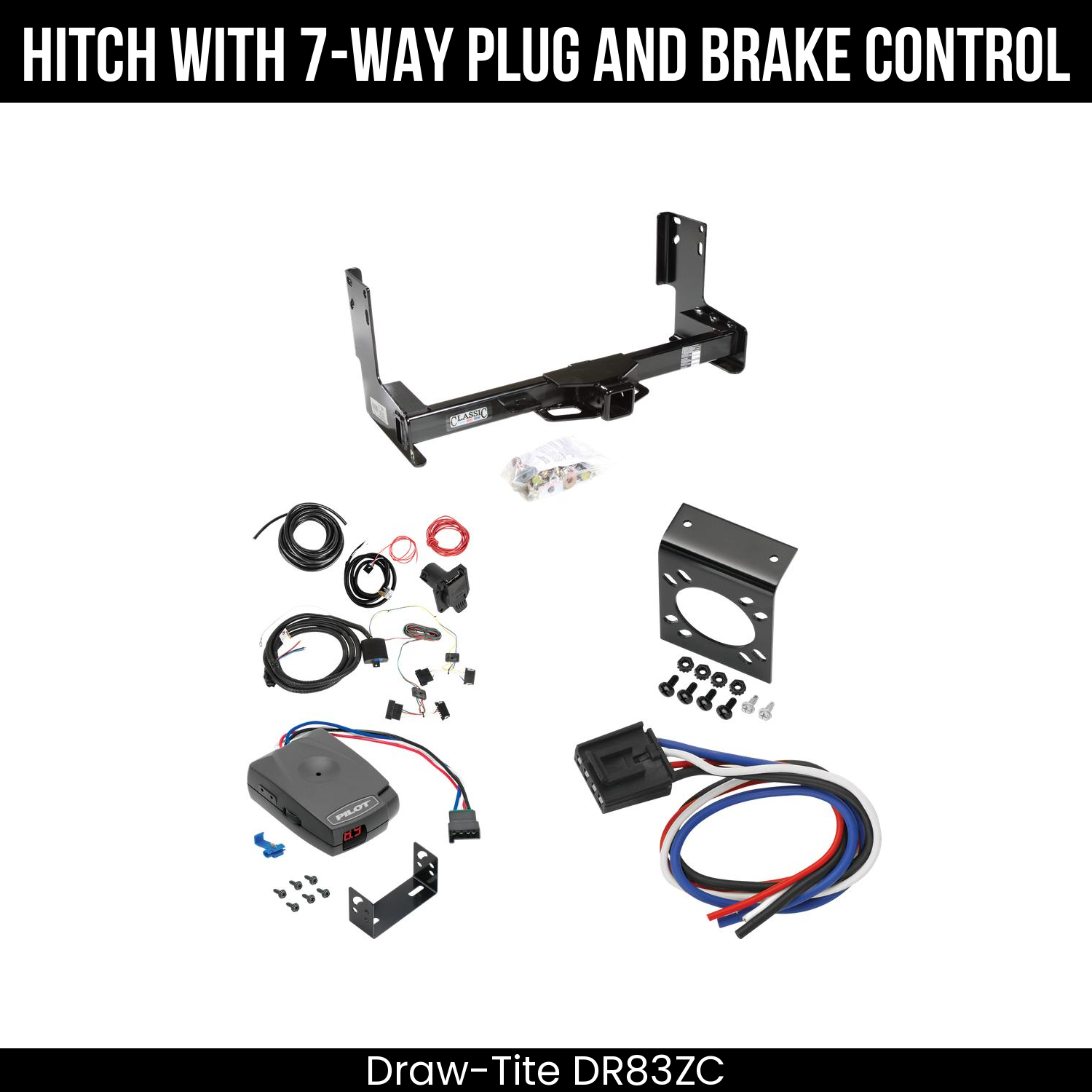 Trailer Hitch , 7-Way , Pro Series Pilot Brake Control