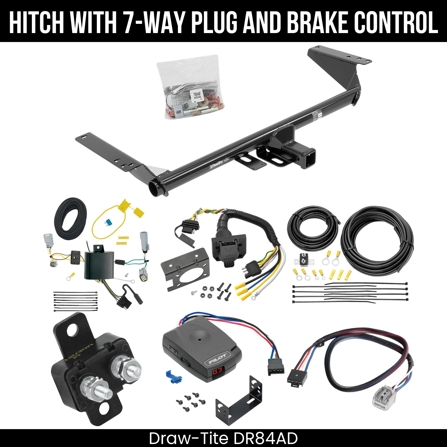 Trailer Hitch , 7-Way , Pro Series Pilot Brake Control