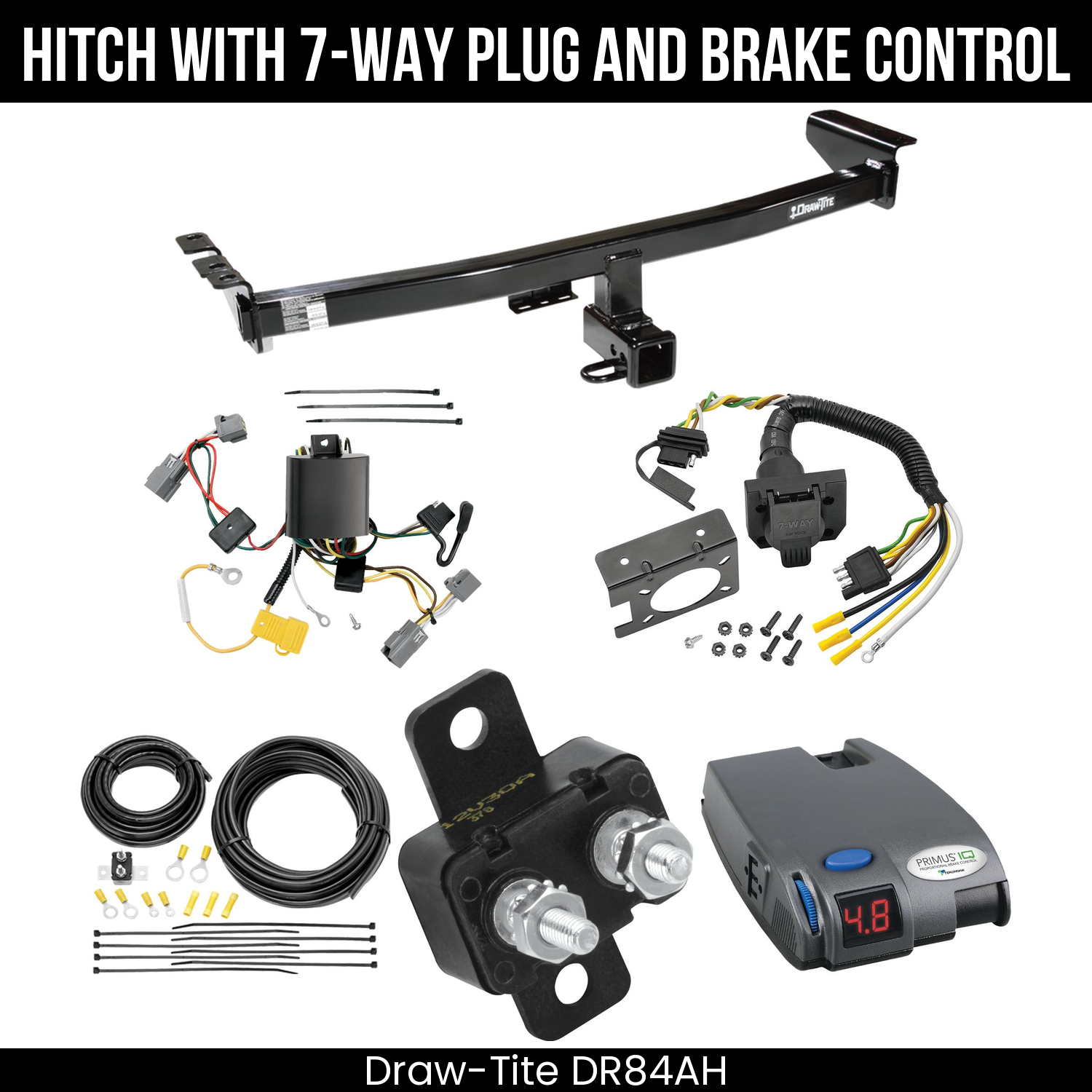 Trailer Hitch , 7-Way , Tekonsha Primus IQ Brake Control
