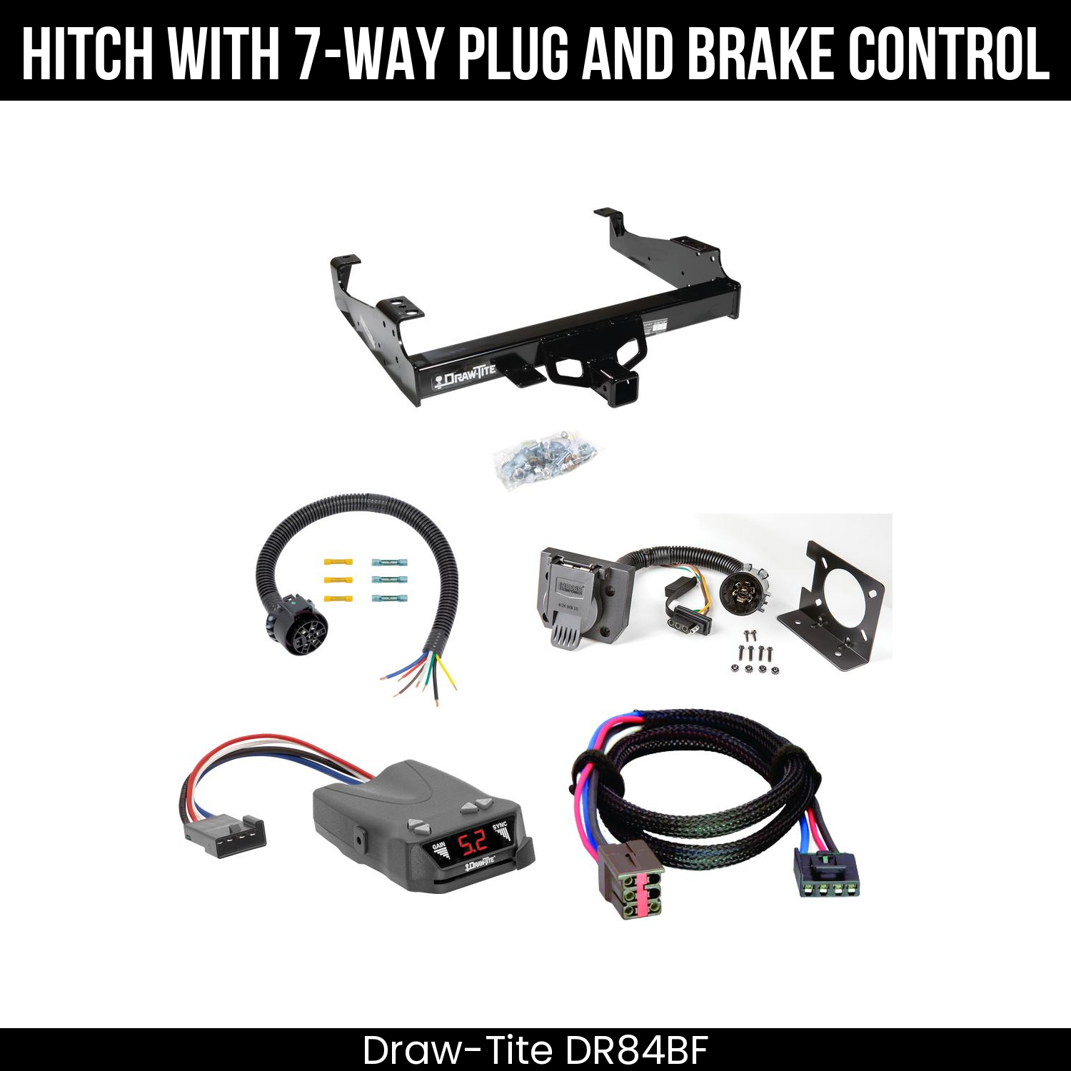 Trailer Hitch , 7-Way , Draw-Tite Activator IV Brake Control