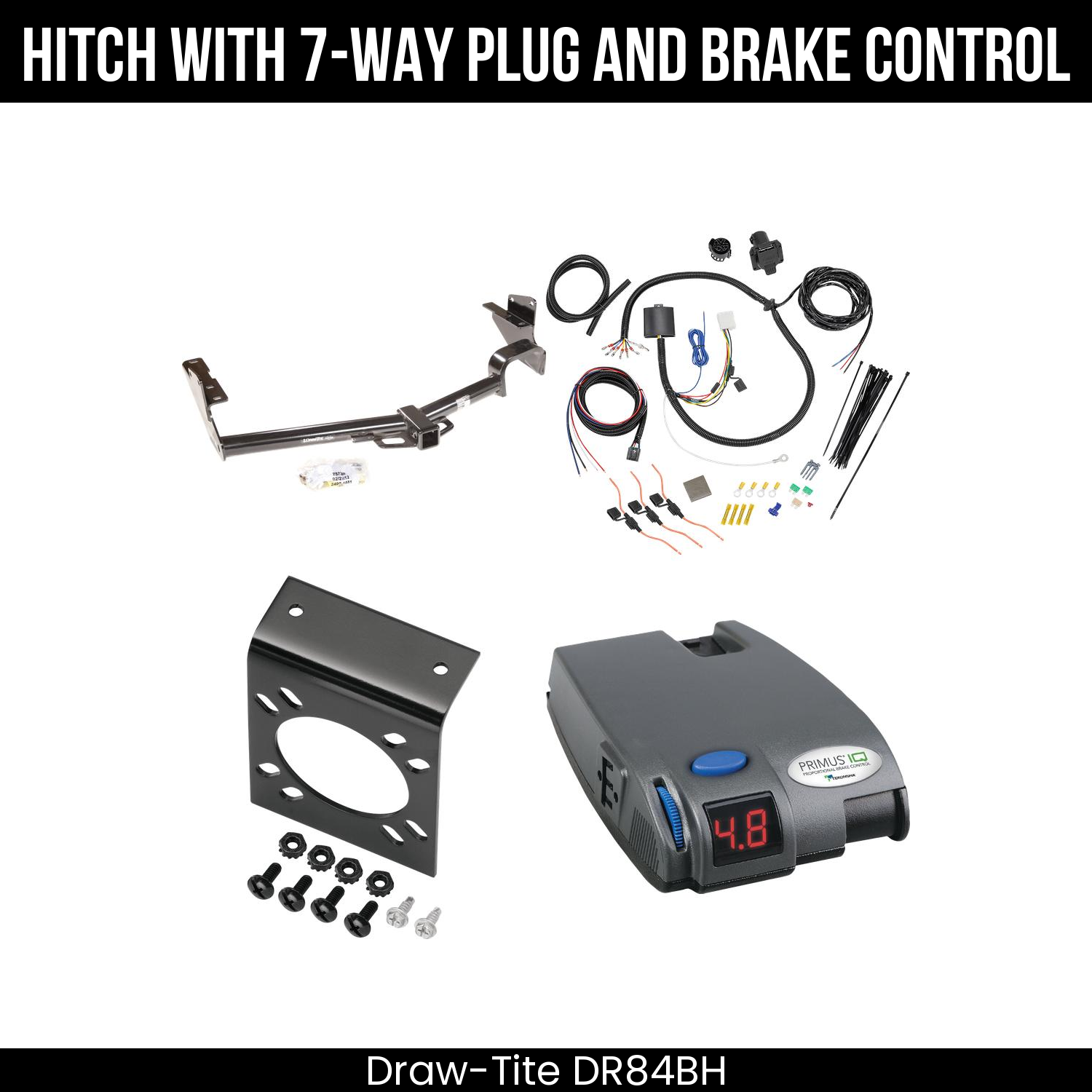 Trailer Hitch , 7-Way , Tekonsha Primus IQ Brake Control
