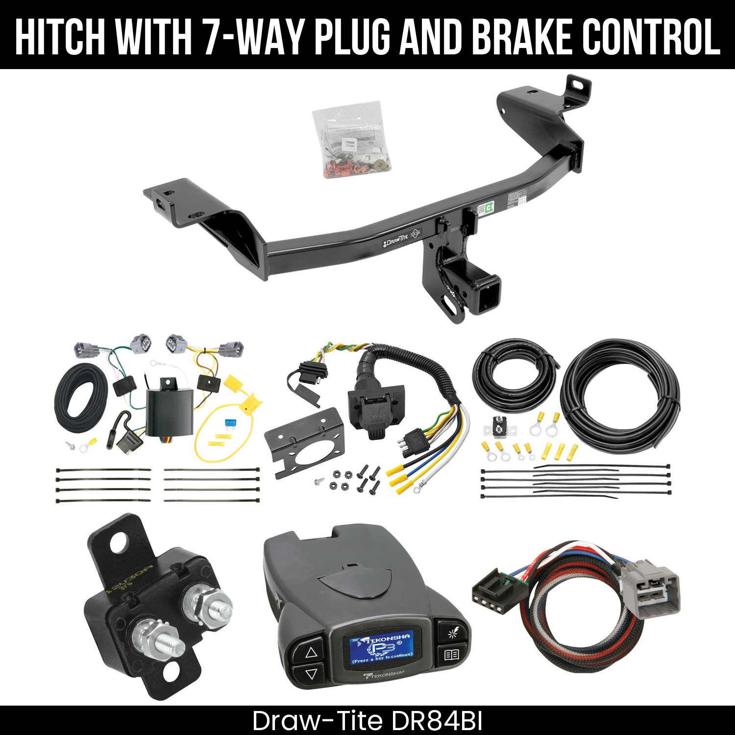 Trailer Hitch , 7-Way , Tekonsha Prodigy P3 Brake Control