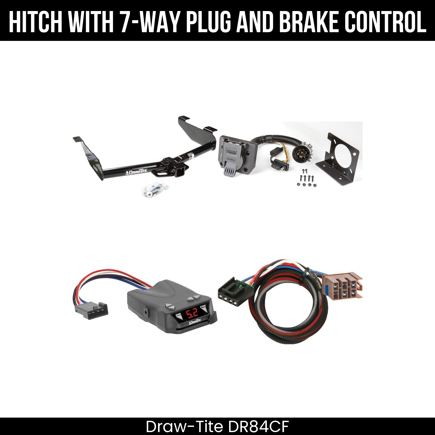 Trailer Hitch , 7-Way , Draw-Tite Activator IV Brake Control