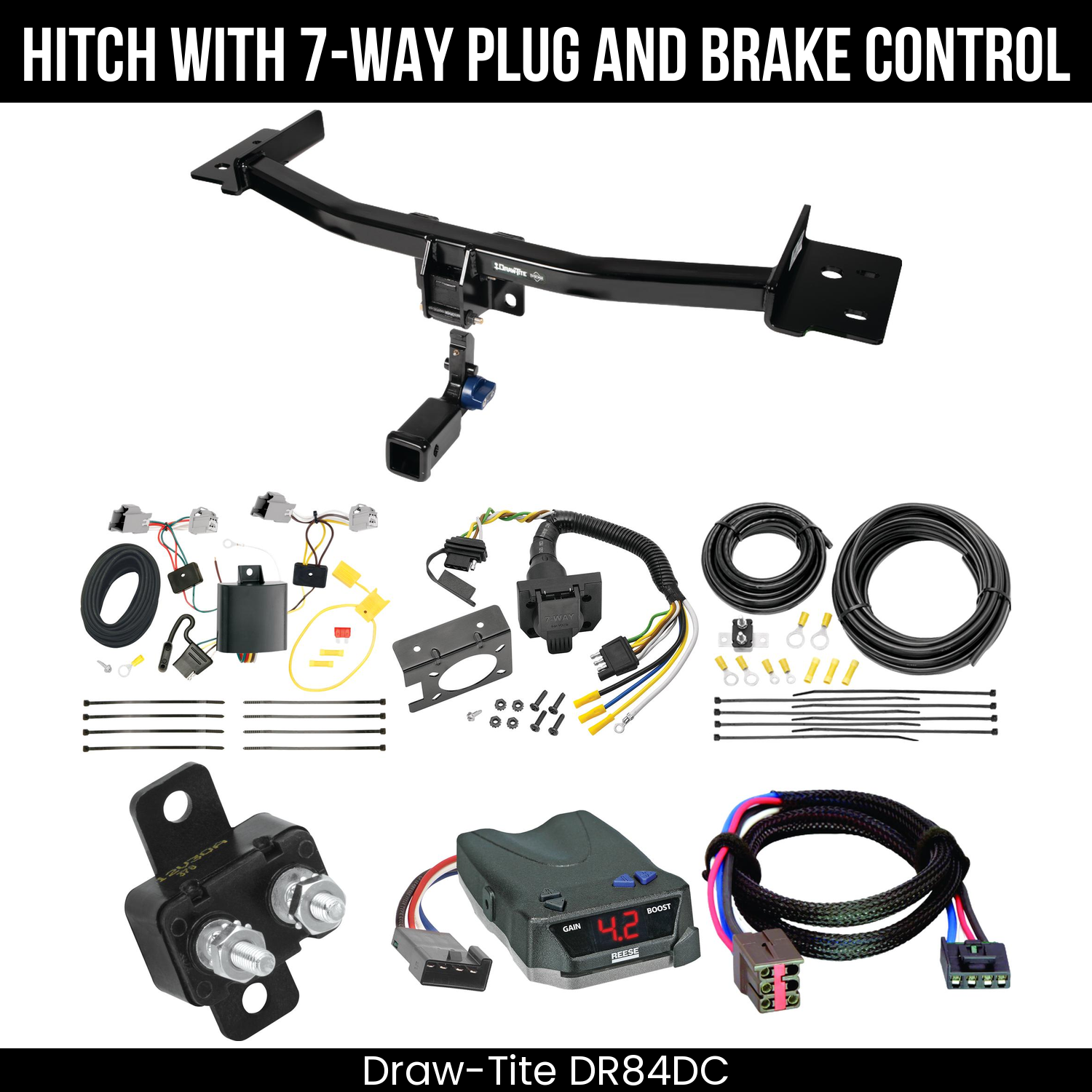 Trailer Hitch , 7-Way , Reese Brake EVN Control