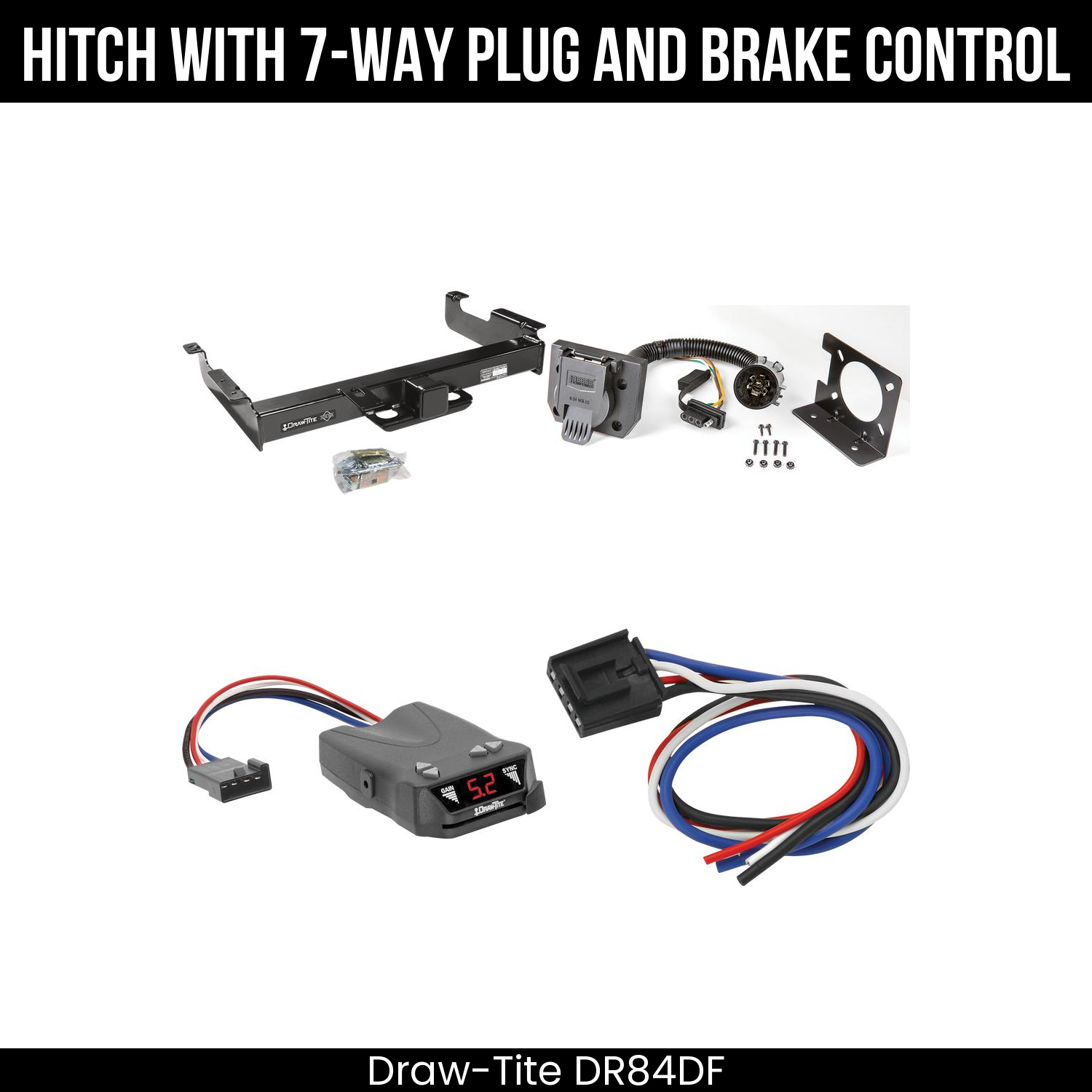 Trailer Hitch , 7-Way , Draw-Tite Activator IV Brake Control