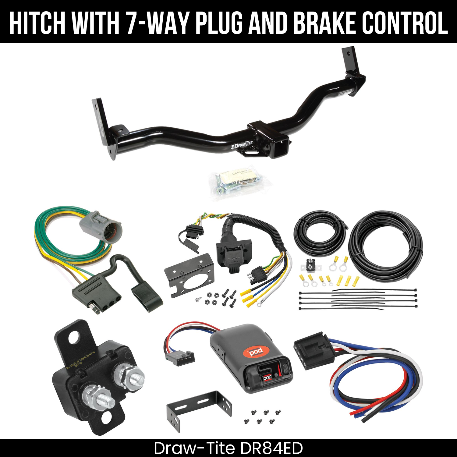 Trailer Hitch , 7-Way , Pro Series POD Brake Control