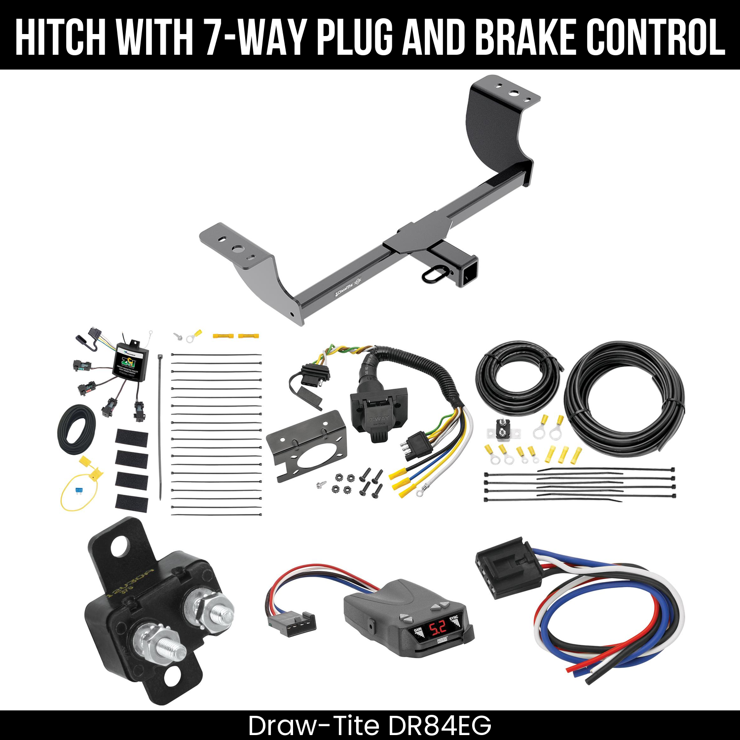 Trailer Hitch , 7-Way , Reese Brakeman IV Brake Control