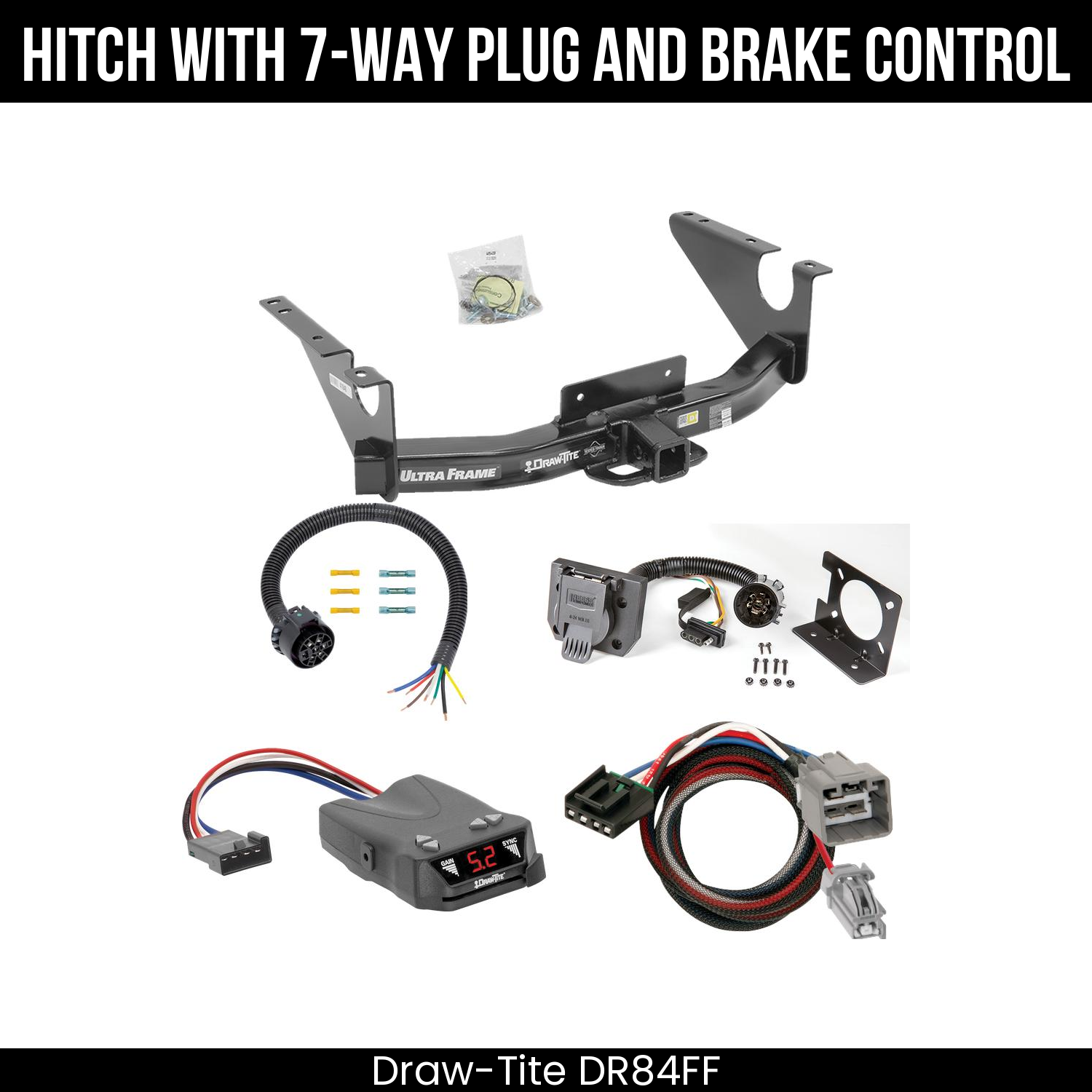 Trailer Hitch , 7-Way , Draw-Tite Activator IV Brake Control