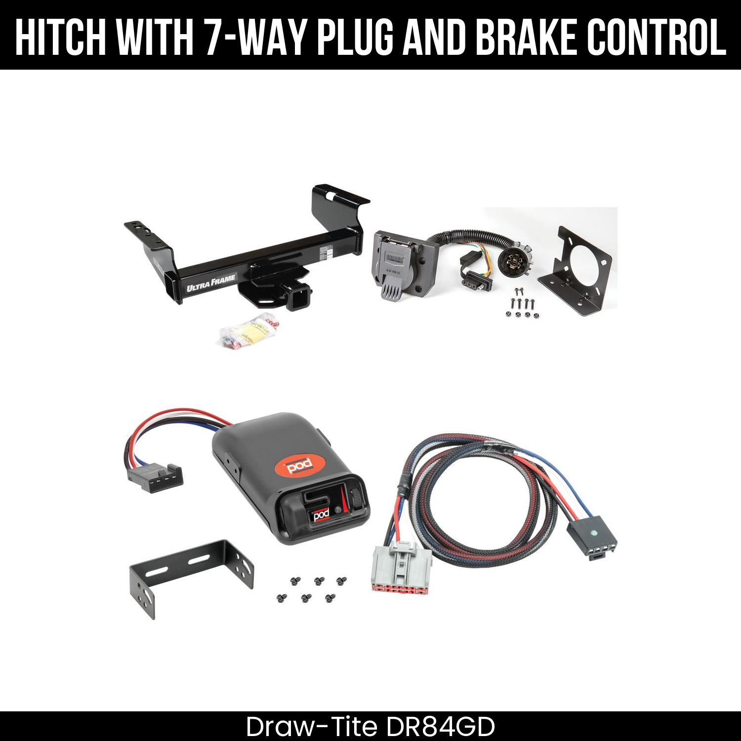 Trailer Hitch , 7-Way , Pro Series POD Brake Control