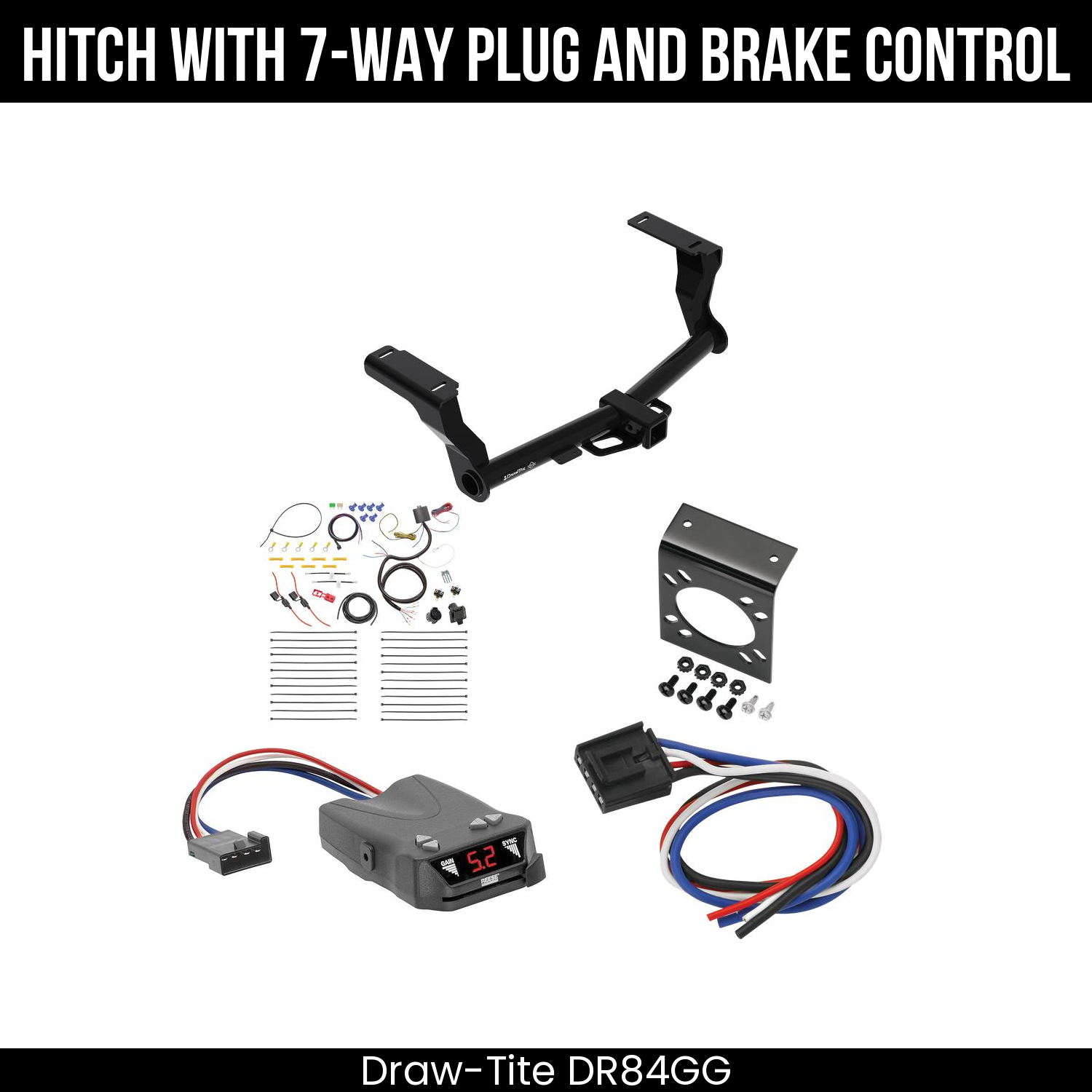 Trailer Hitch , 7-Way , Reese Brakeman IV Brake Control