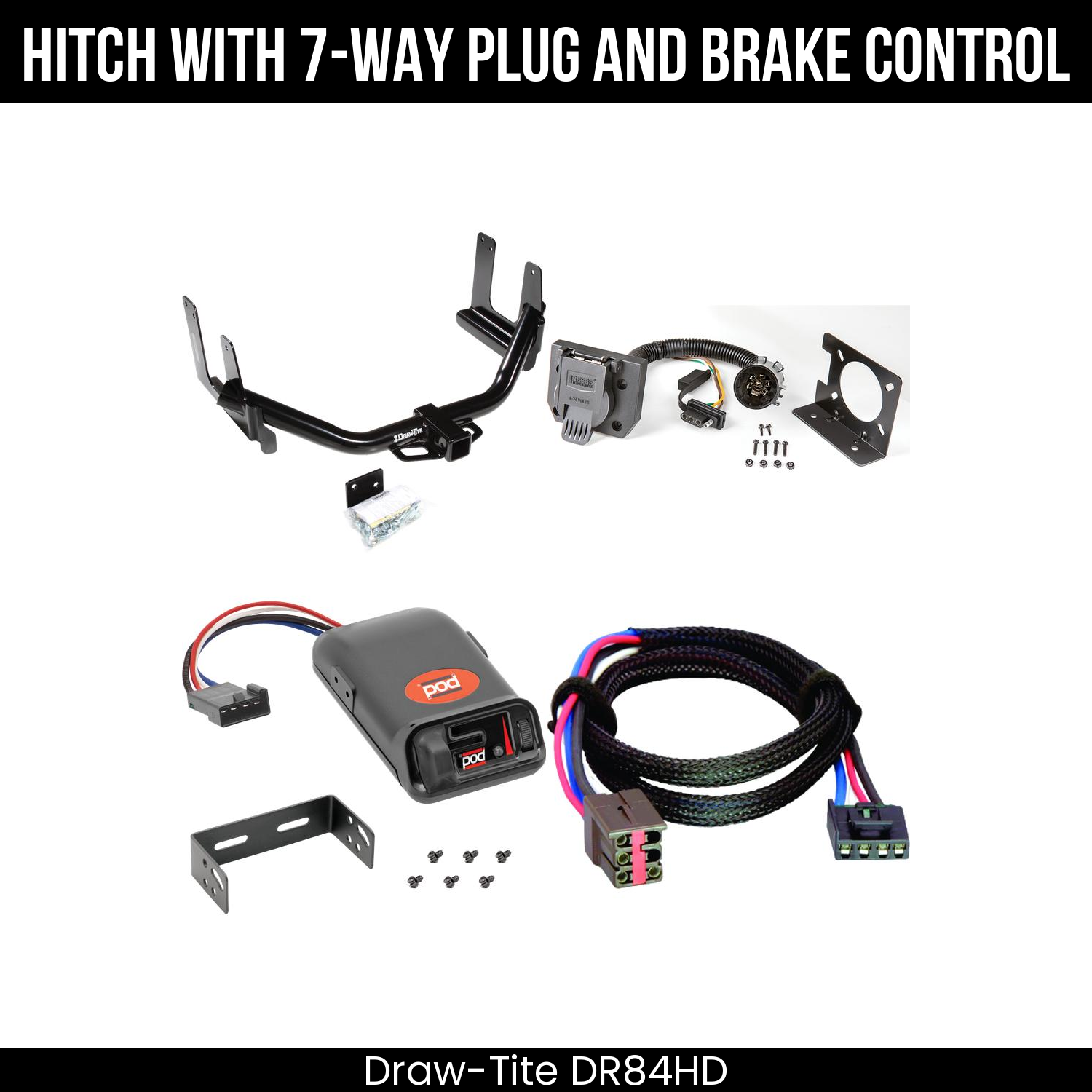 Trailer Hitch , 7-Way , Pro Series POD Brake Control