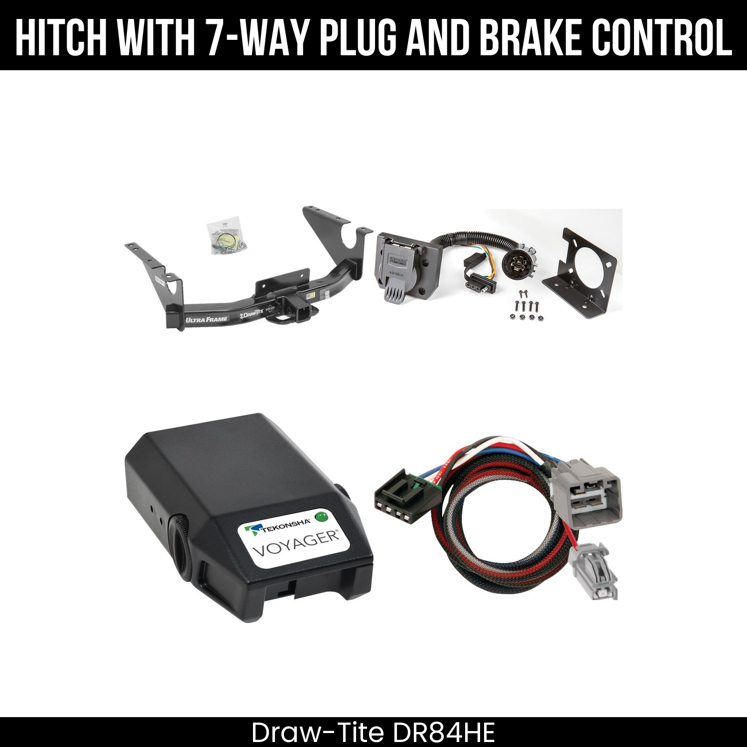 Trailer Hitch , 7-Way , Tekonsha Voyager Brake Control