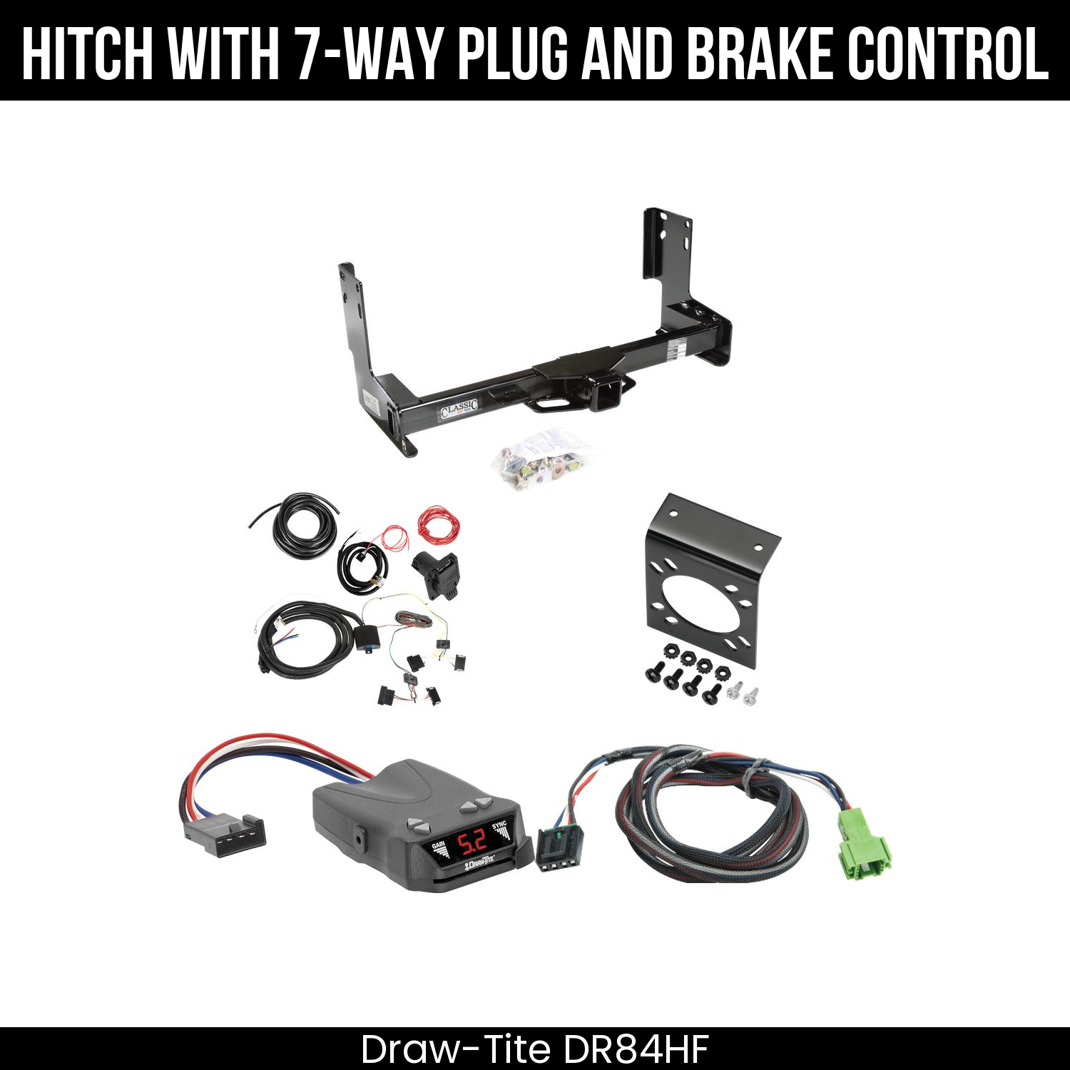 Trailer Hitch , 7-Way , Draw-Tite Activator IV Brake Control