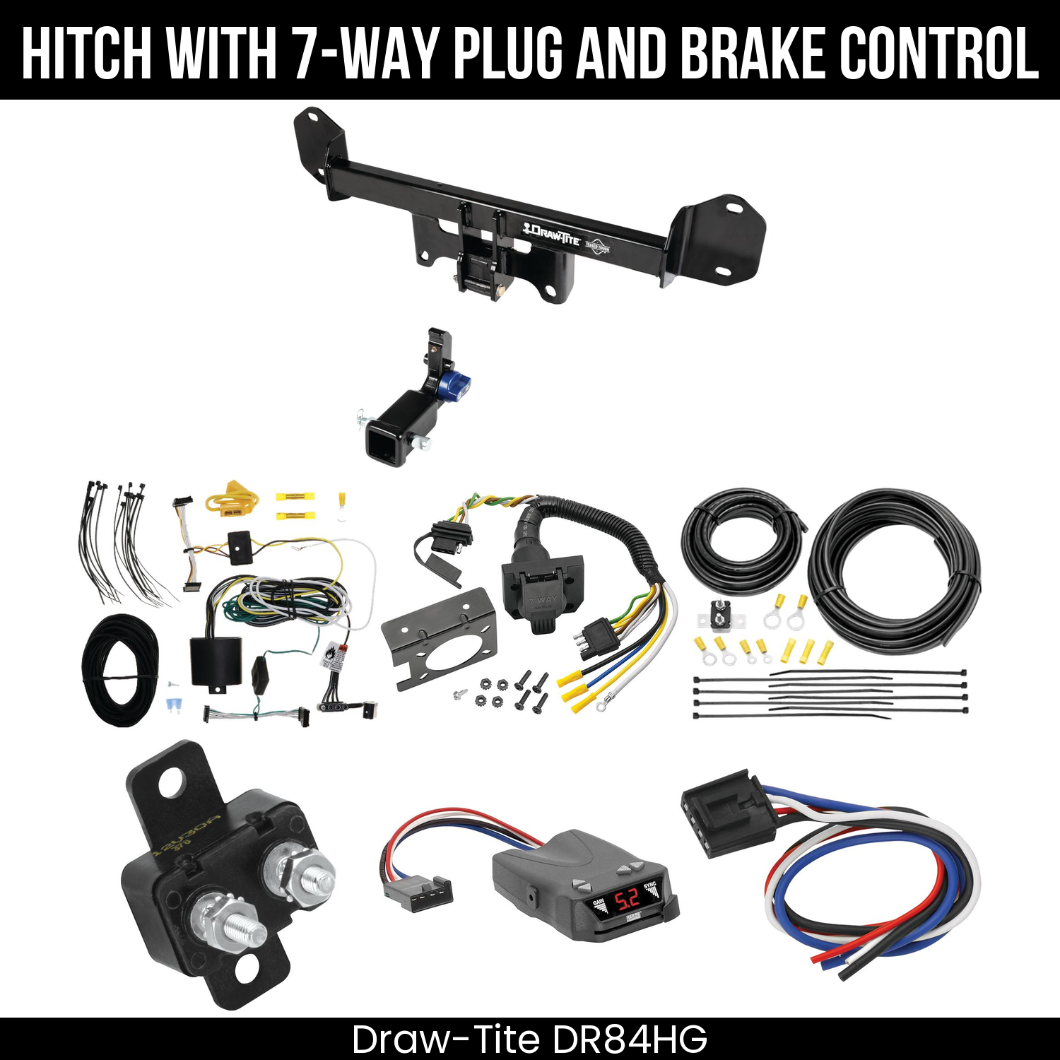 Trailer Hitch , 7-Way , Reese Brakeman IV Brake Control