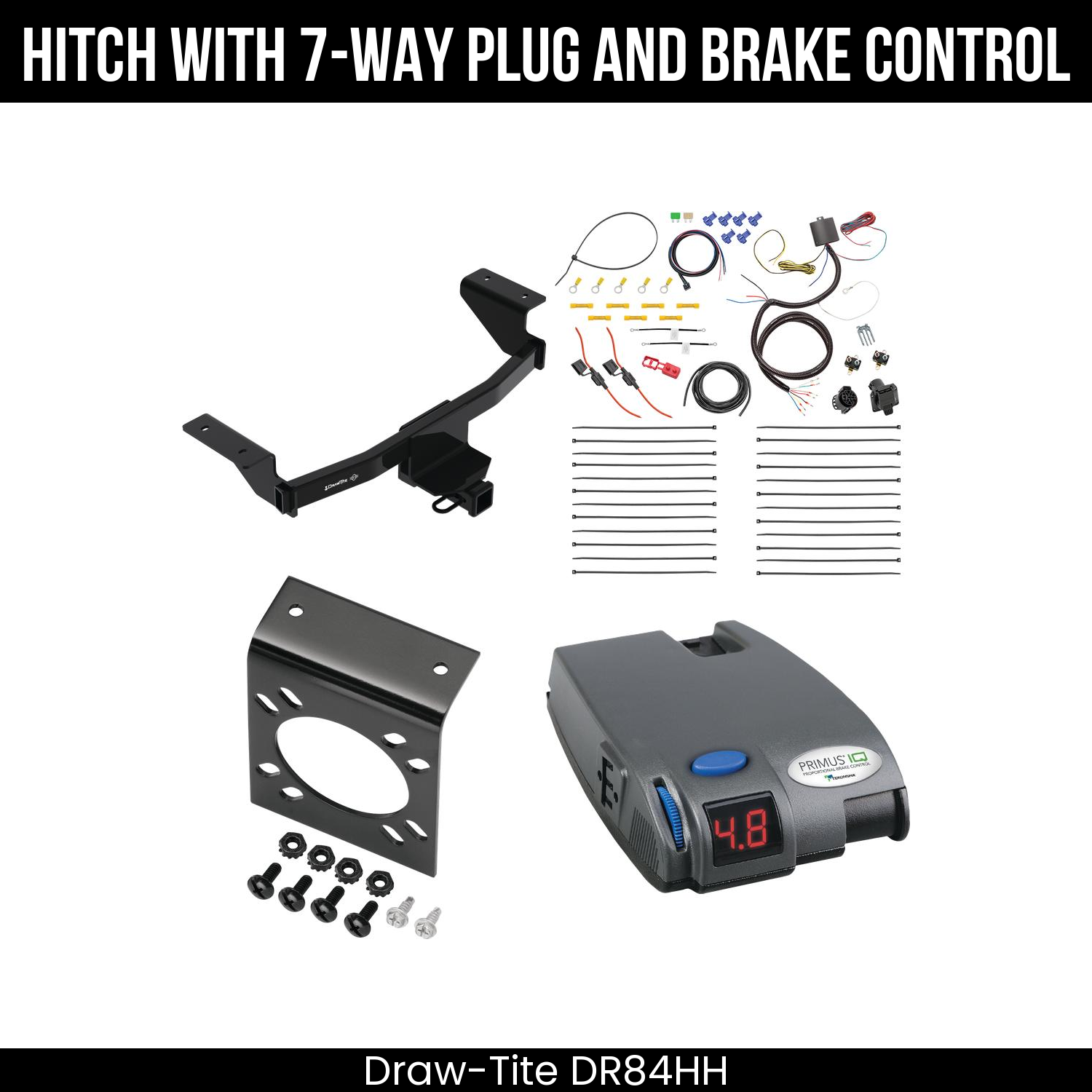 Trailer Hitch , 7-Way , Tekonsha Primus IQ Brake Control