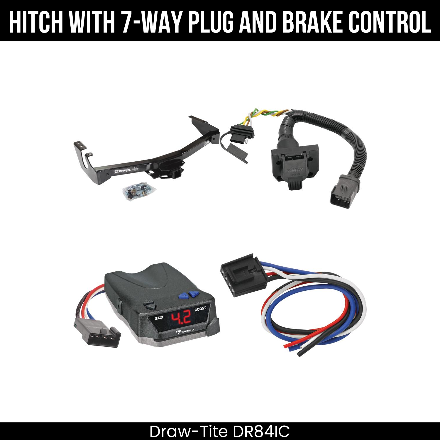 Trailer Hitch , 7-Way , Tekonsha Brake EVN Control