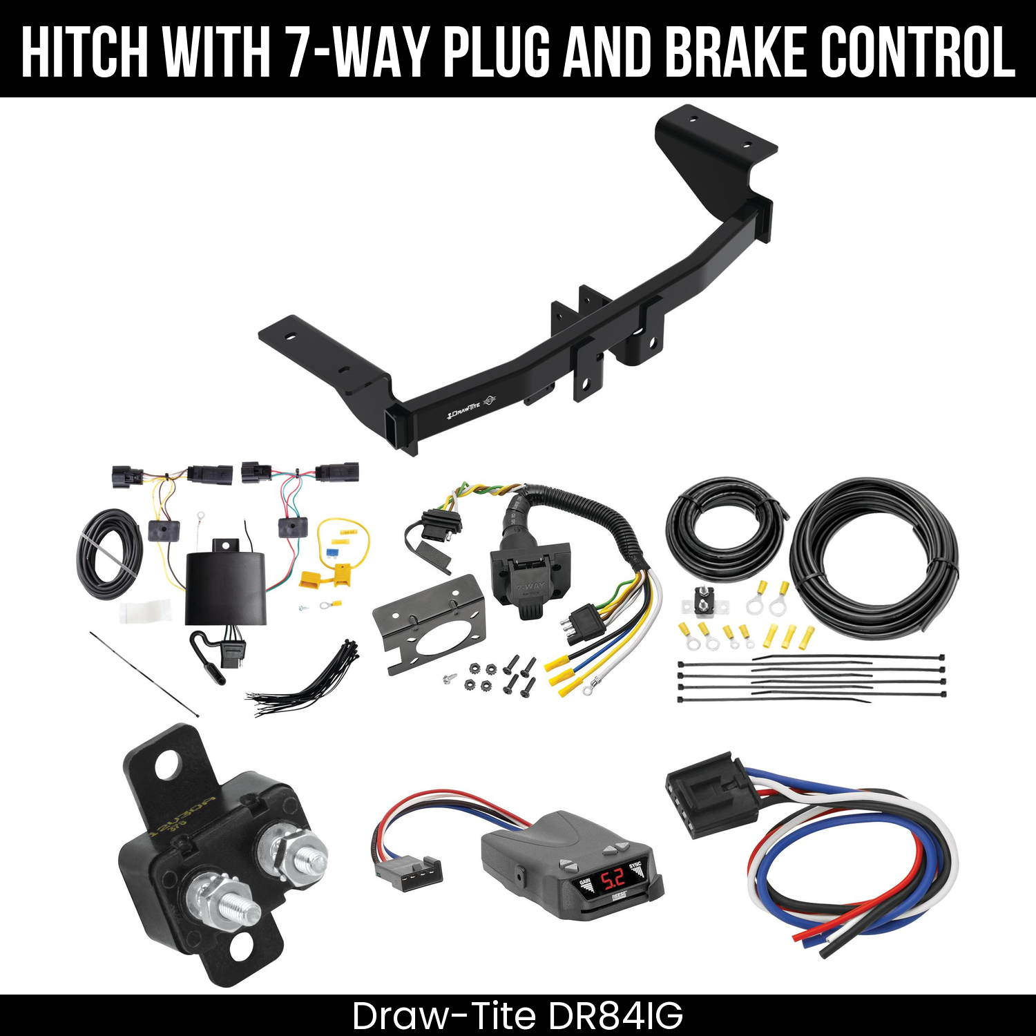 Trailer Hitch , 7-Way , Reese Brakeman IV Brake Control