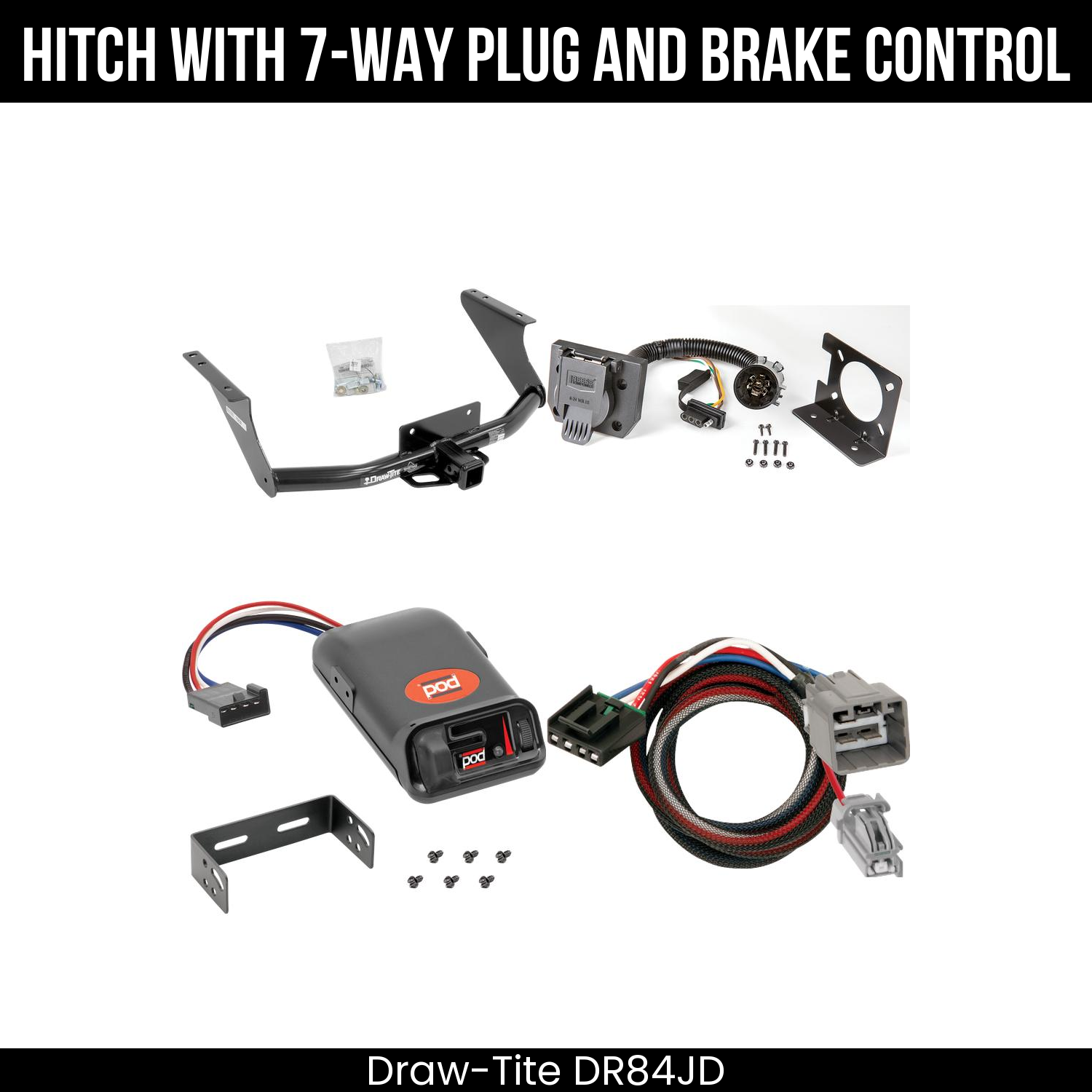 Trailer Hitch , 7-Way , Pro Series POD Brake Control