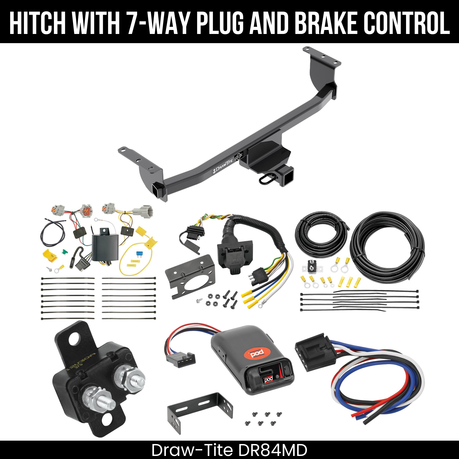 Trailer Hitch , 7-Way , Pro Series POD Brake Control