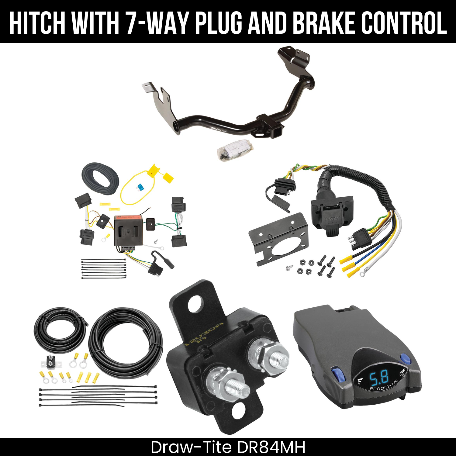 Trailer Hitch , 7-Way , Tekonsha Prodigy P2 Brake Control