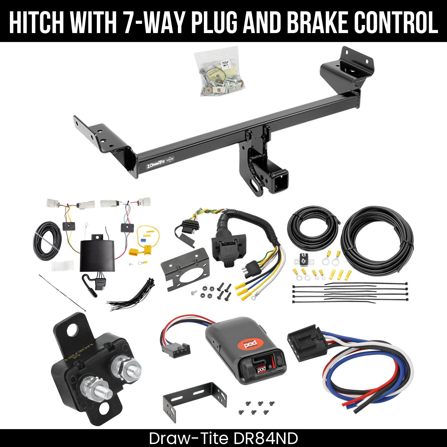 Trailer Hitch , 7-Way , Pro Series POD Brake Control