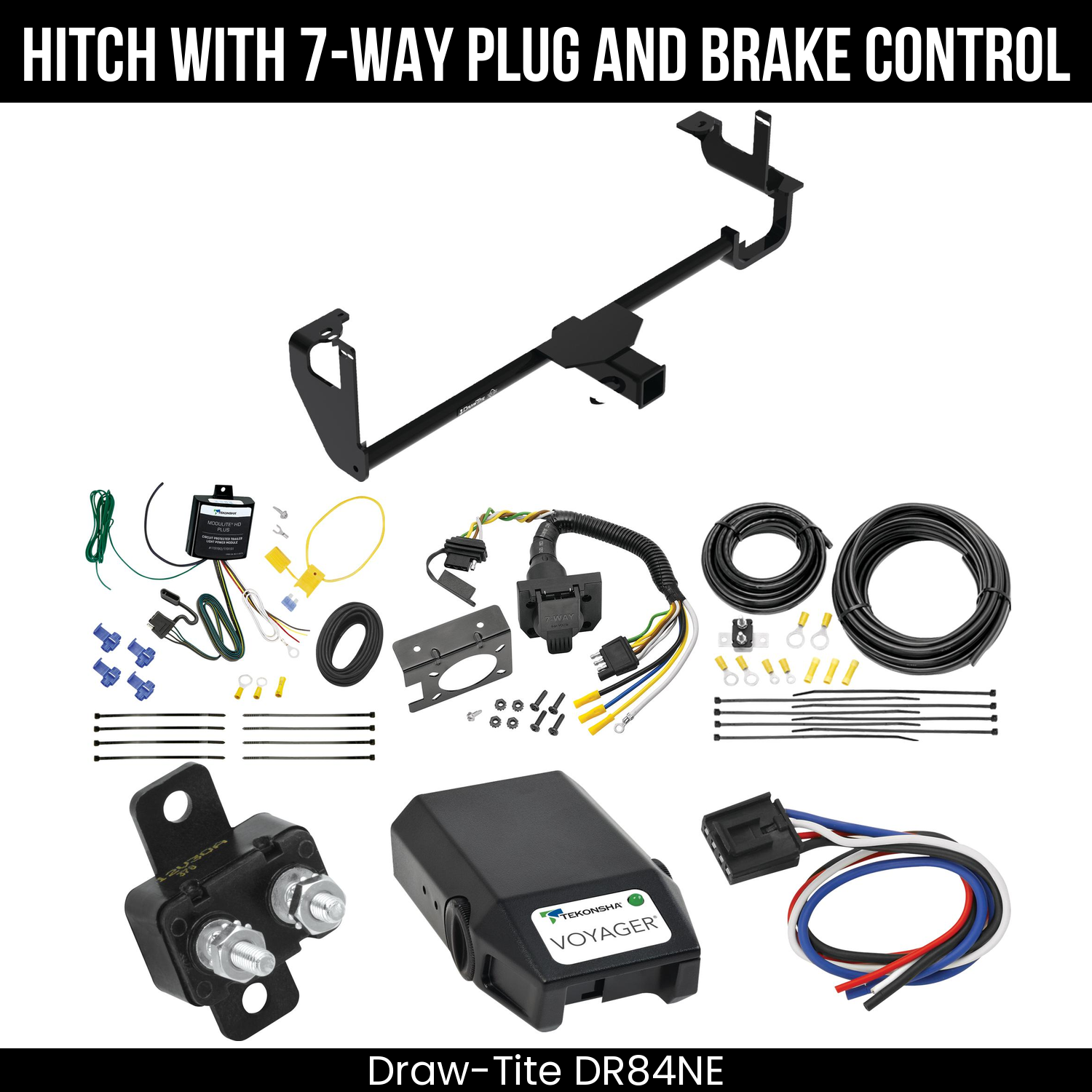 Trailer Hitch , 7-Way , Tekonsha Voyager Brake Control