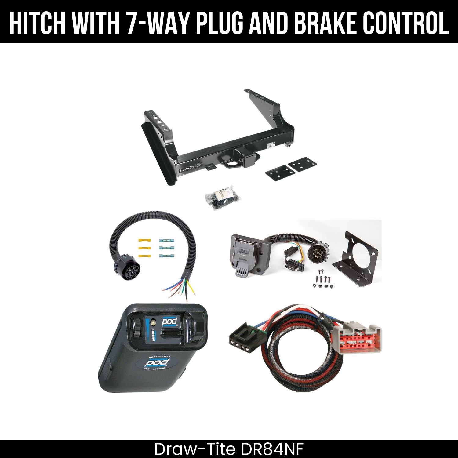 Trailer Hitch , 7-Way , Reese POD Brake Control