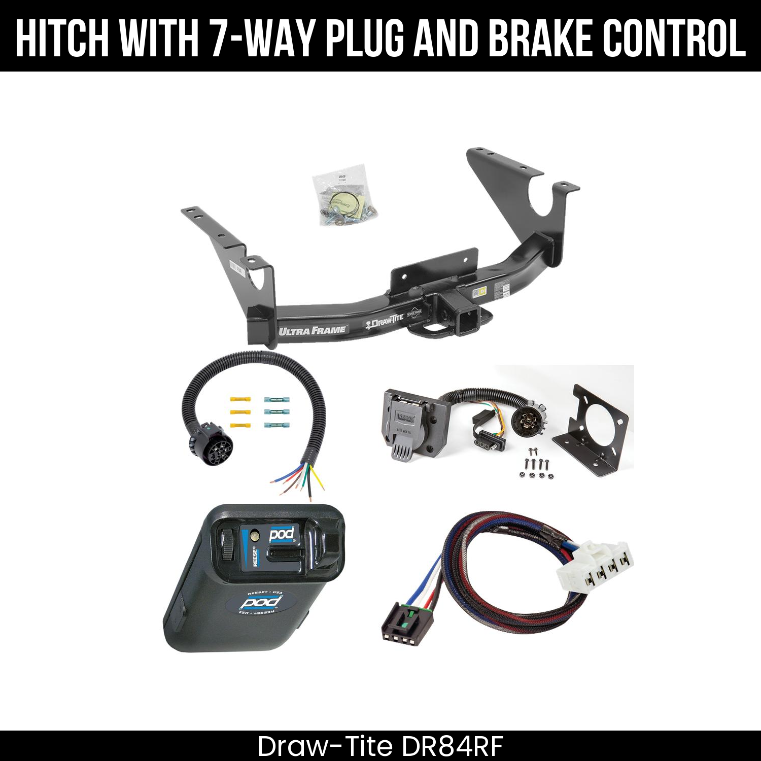 Trailer Hitch , 7-Way , Reese POD Brake Control