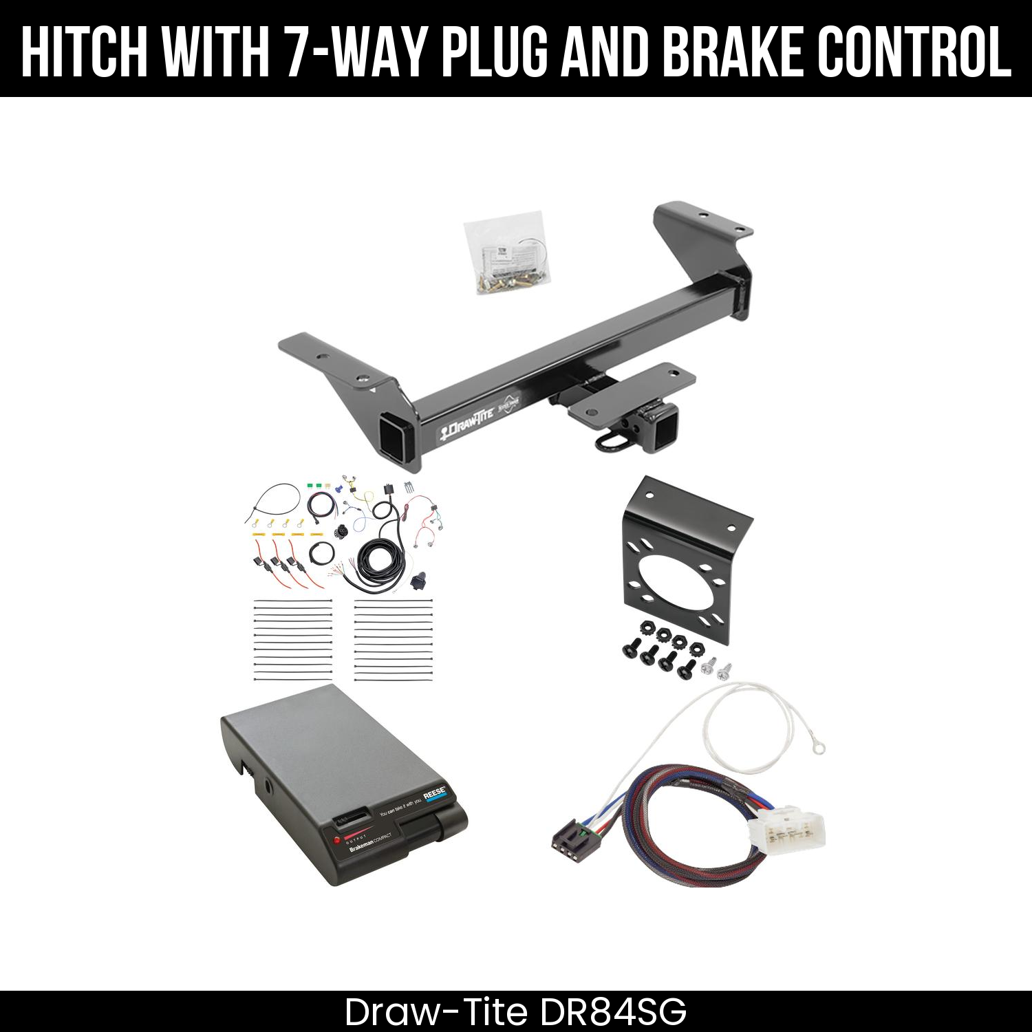 Trailer Hitch , 7-Way , Reese Brakeman Brake Control