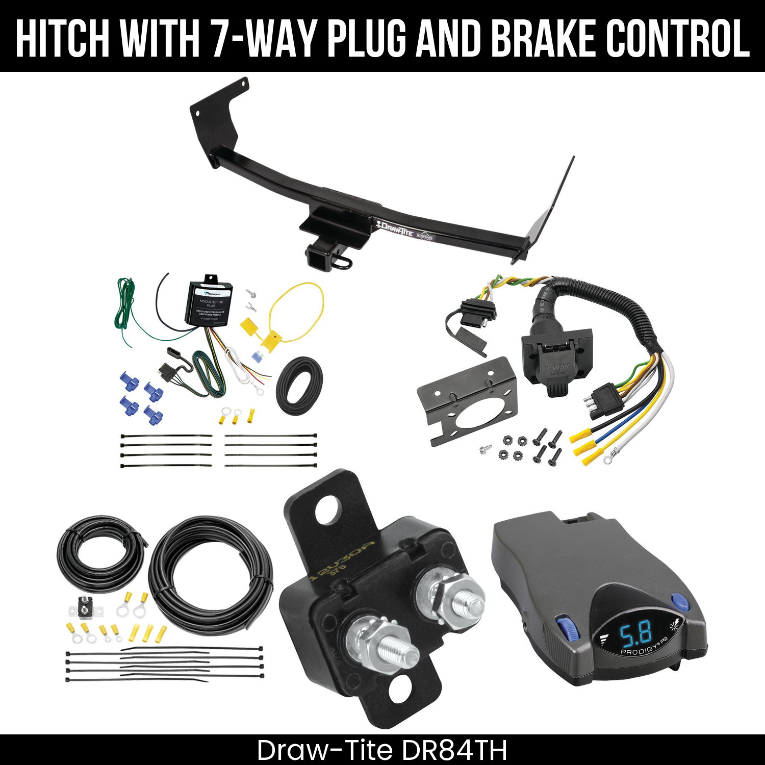 Trailer Hitch , 7-Way , Tekonsha Prodigy P2 Brake Control