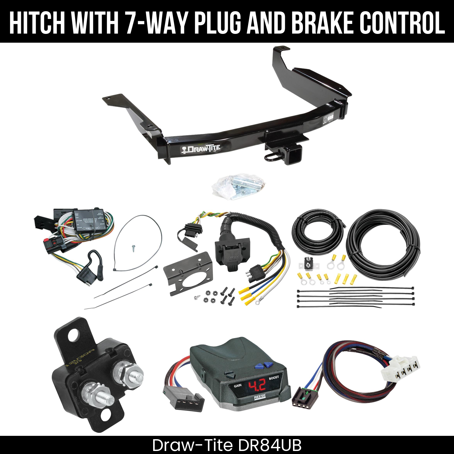 Trailer Hitch , 7-Way , Reese Brake EVN Control