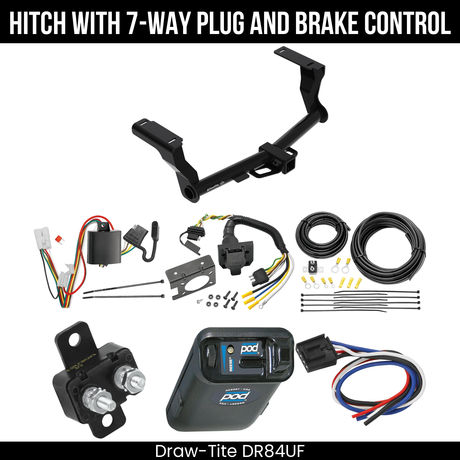 Trailer Hitch , 7-Way , Reese POD Brake Control