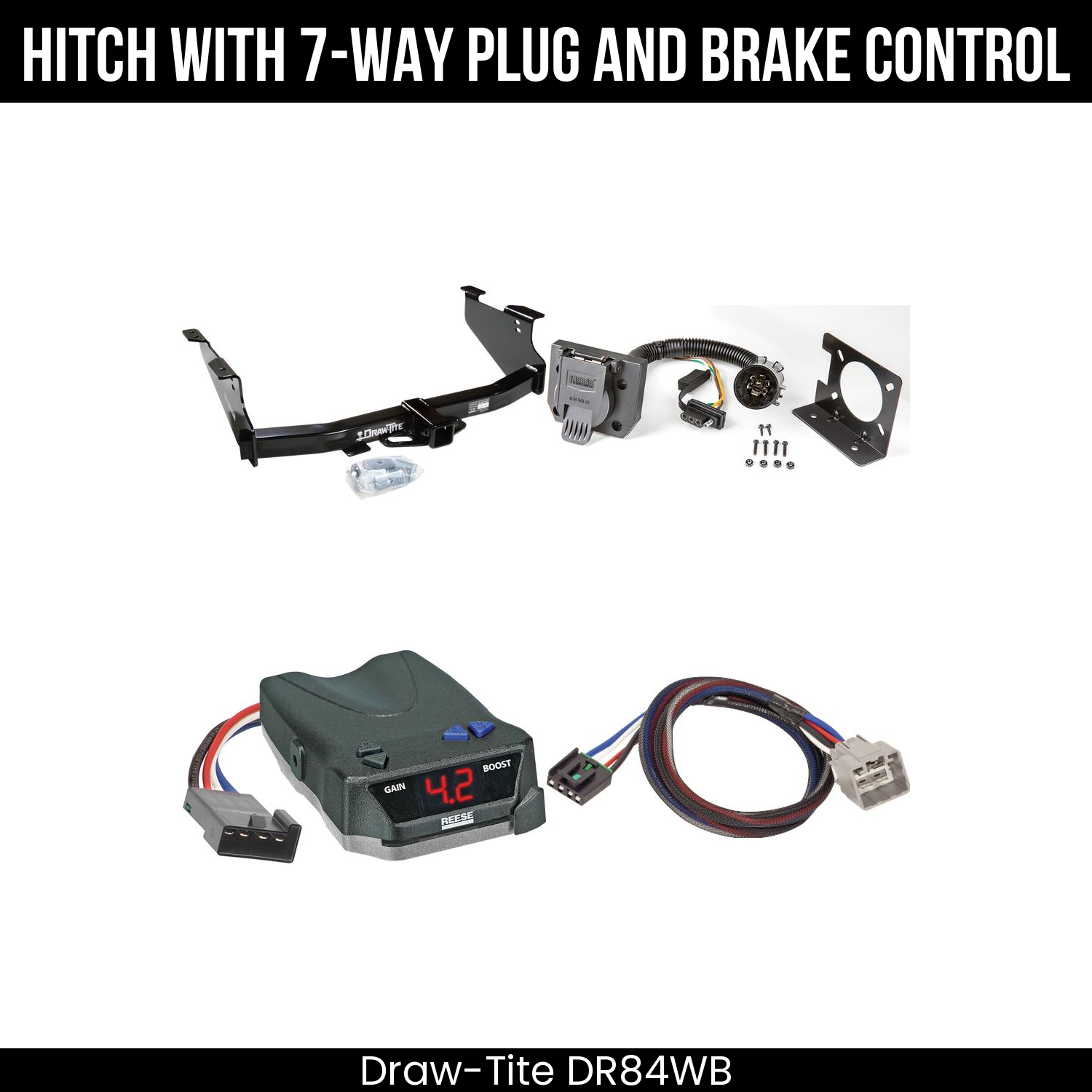 Trailer Hitch , 7-Way , Reese Brake EVN Control