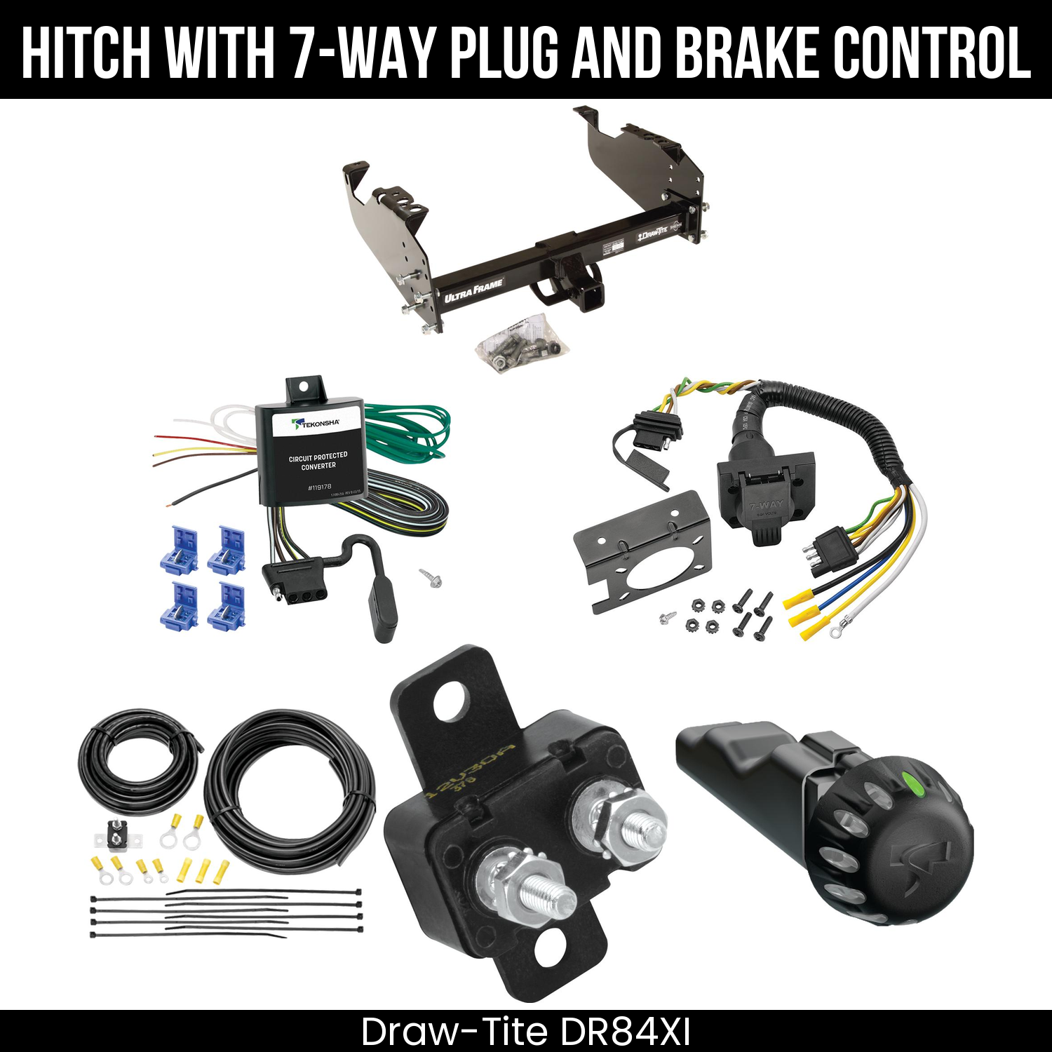 Trailer Hitch , 7-Way , Tekonsha Voyager iD Smart Brake Control