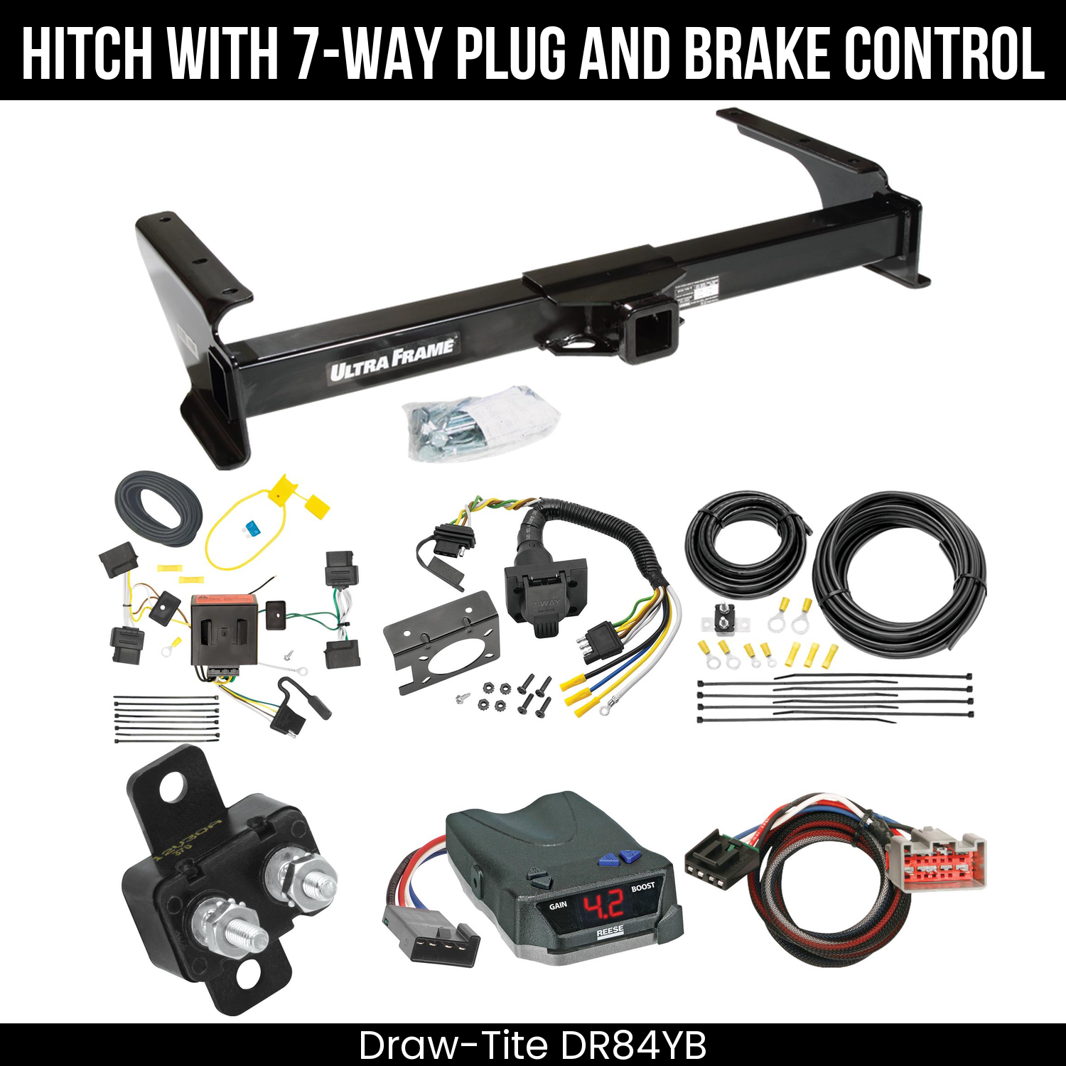 Trailer Hitch , 7-Way , Reese Brake EVN Control