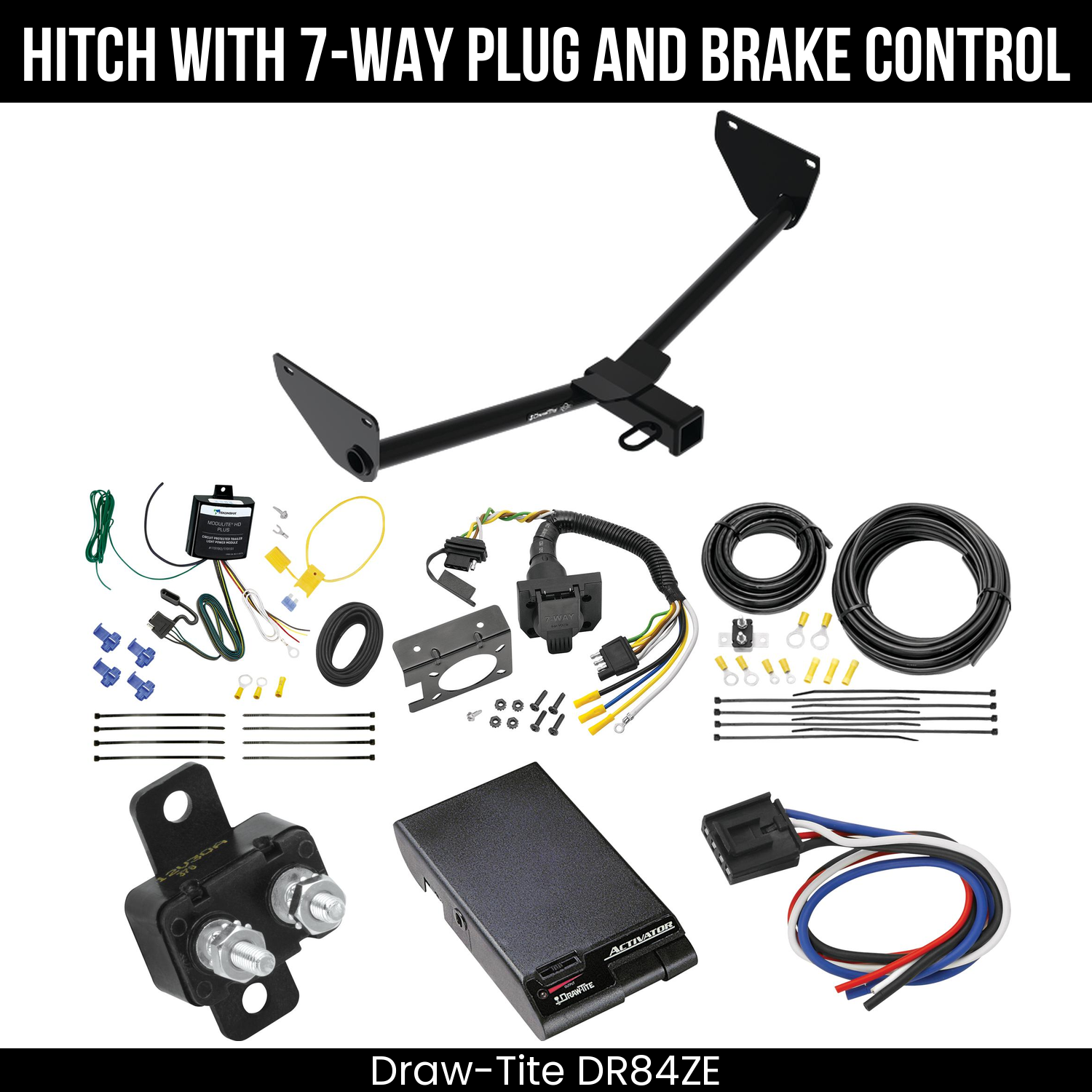 Trailer Hitch , 7-Way , Draw-Tite Activator Brake Control