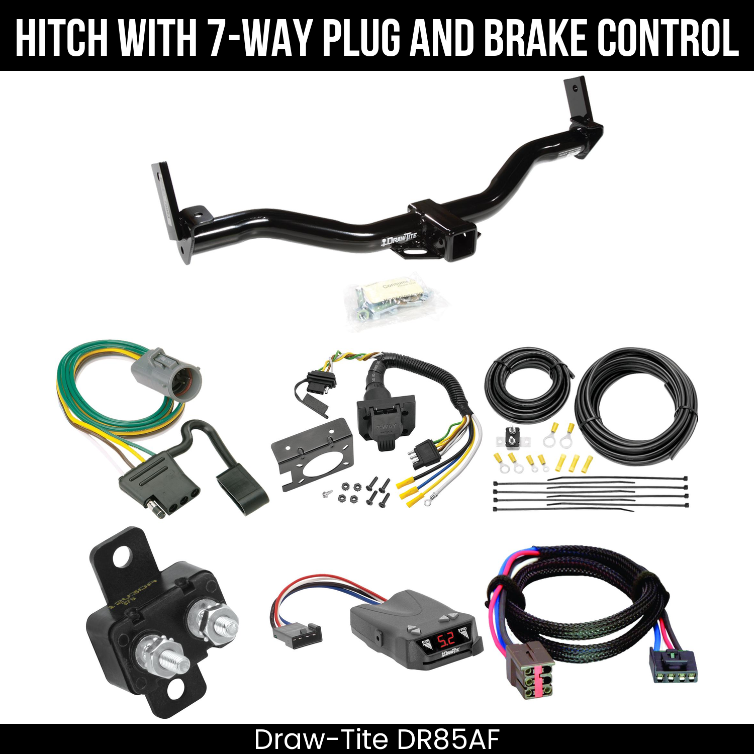 Trailer Hitch , 7-Way , Draw-Tite Activator IV Brake Control